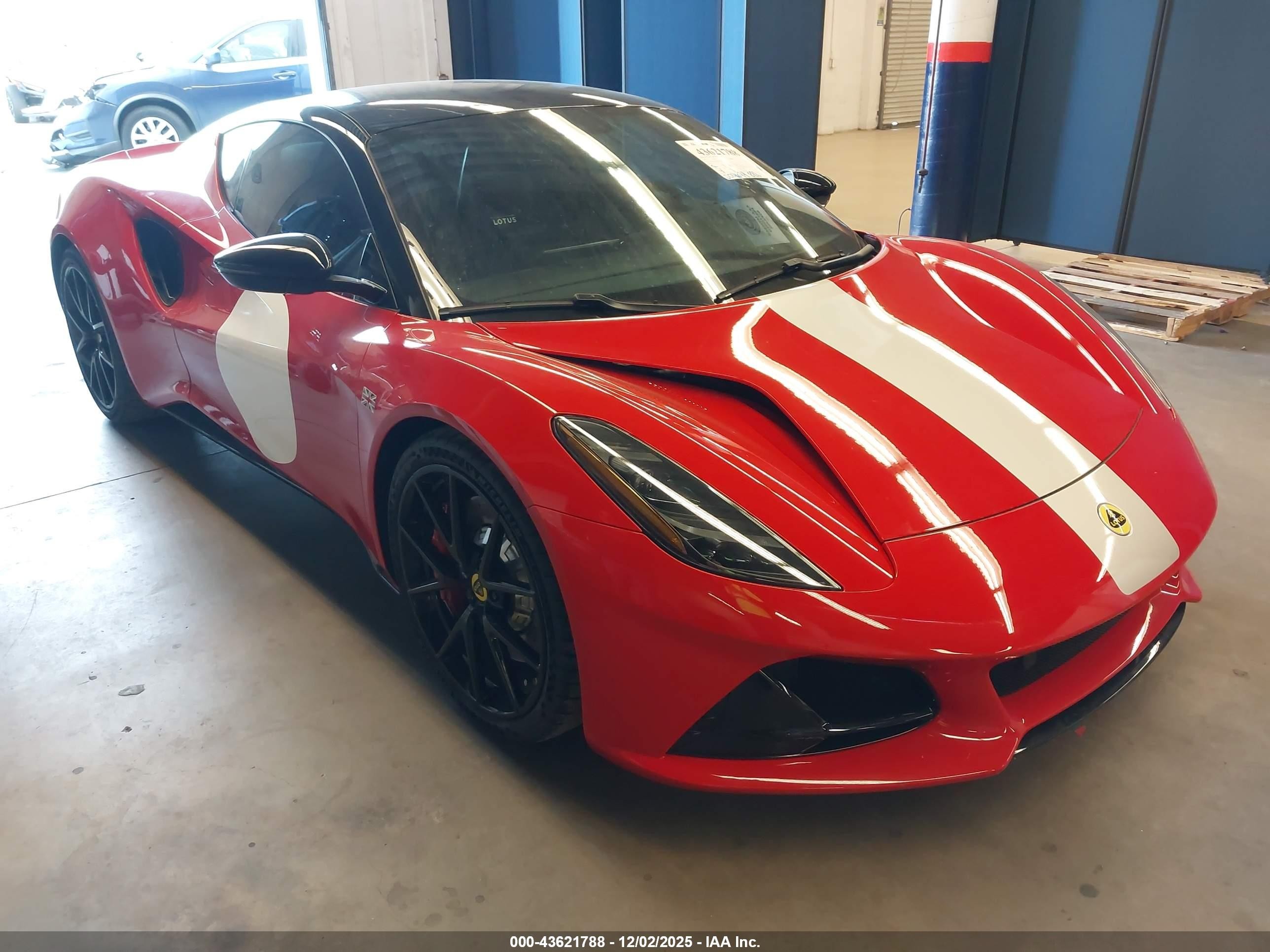 2024 Lotus Emira, VIN SCCLEKMX6RHA45056 — Rear end