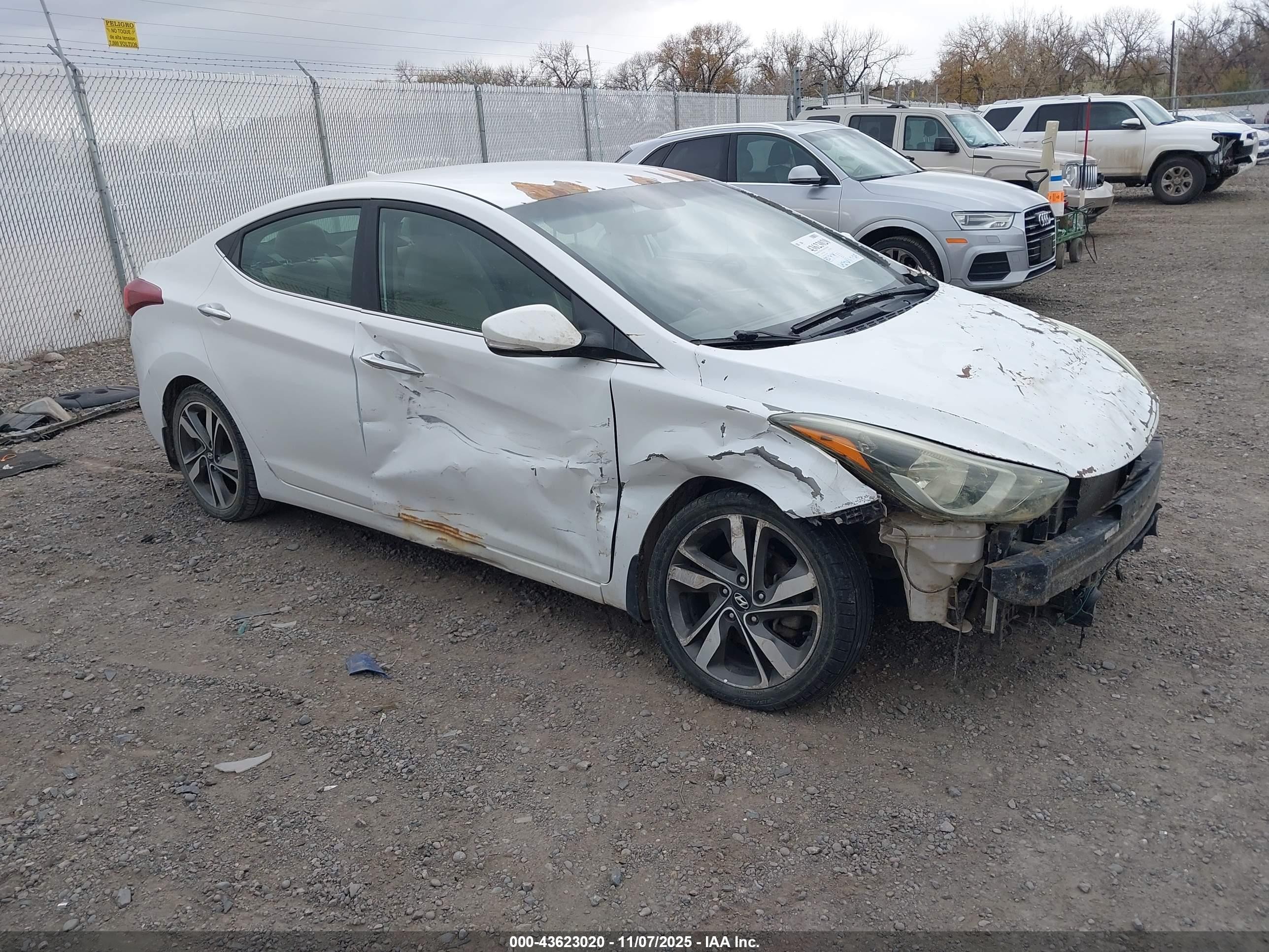 2015 Hyundai Elantra SE, VIN 5NPDH4AE9FH594420 — Front end