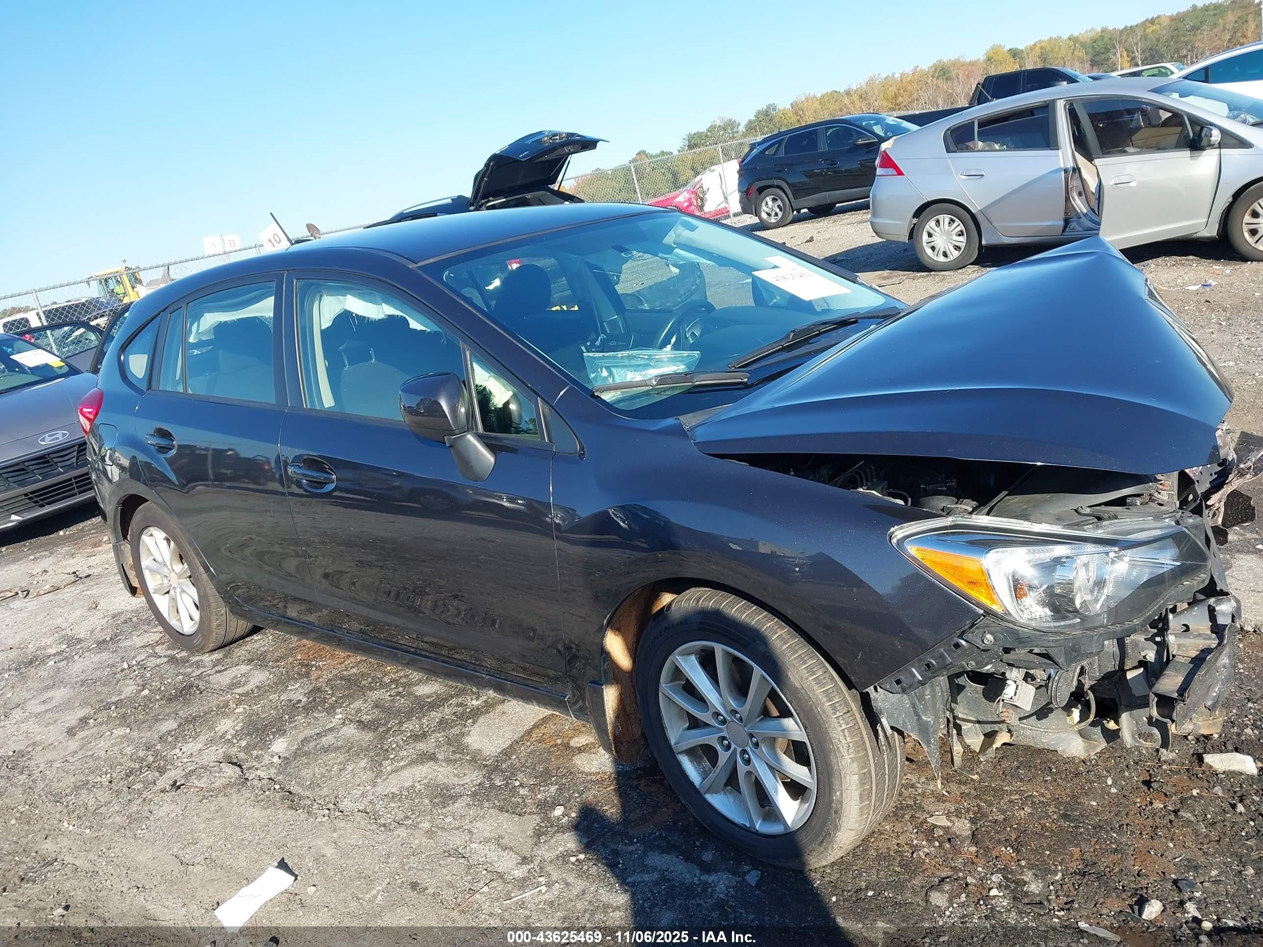 2014 Subaru Impreza Premium, VIN JF1GPAC65EH330800 — Front end