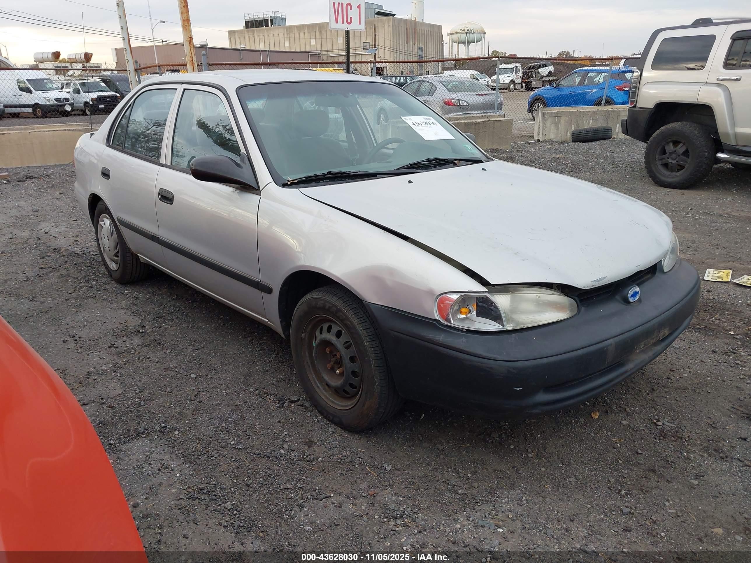 2002 Chevrolet Prizm, VIN 1Y1SK52842Z405615 — Front end