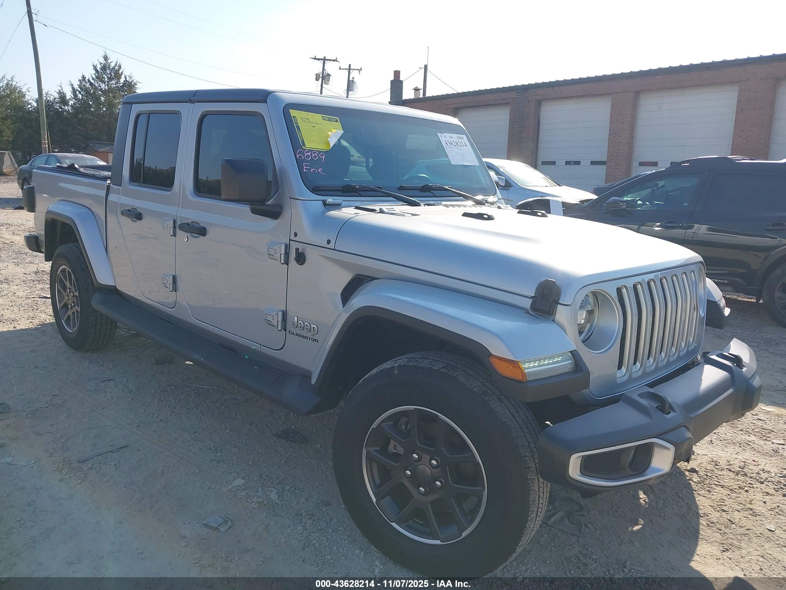 2022 Jeep Gladiator Overland, VIN 1C6HJTFG7NL170018 — Rear end