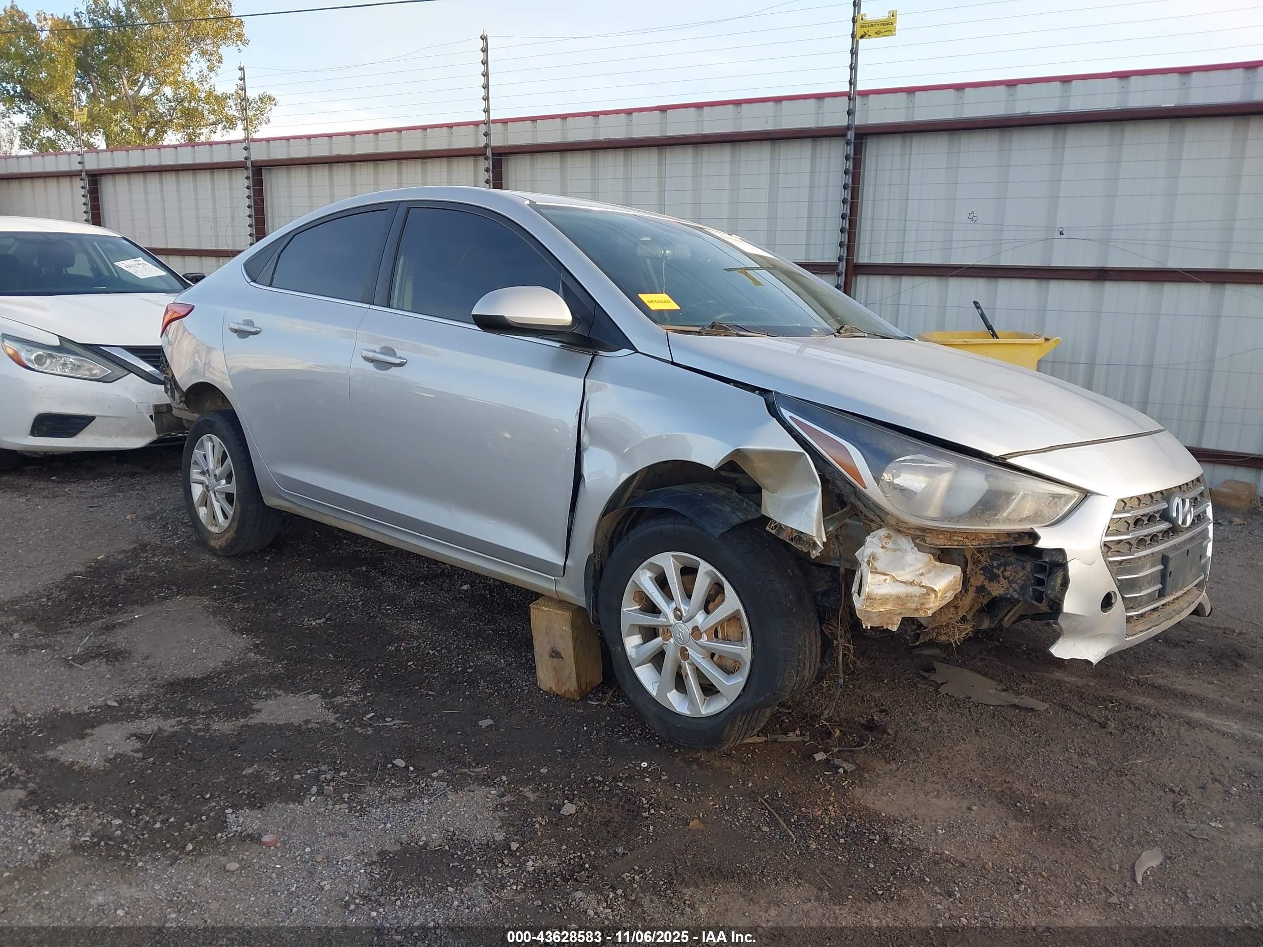 2022 Hyundai Accent SE, VIN 3KPC24A69NE157963 — Undercarriage