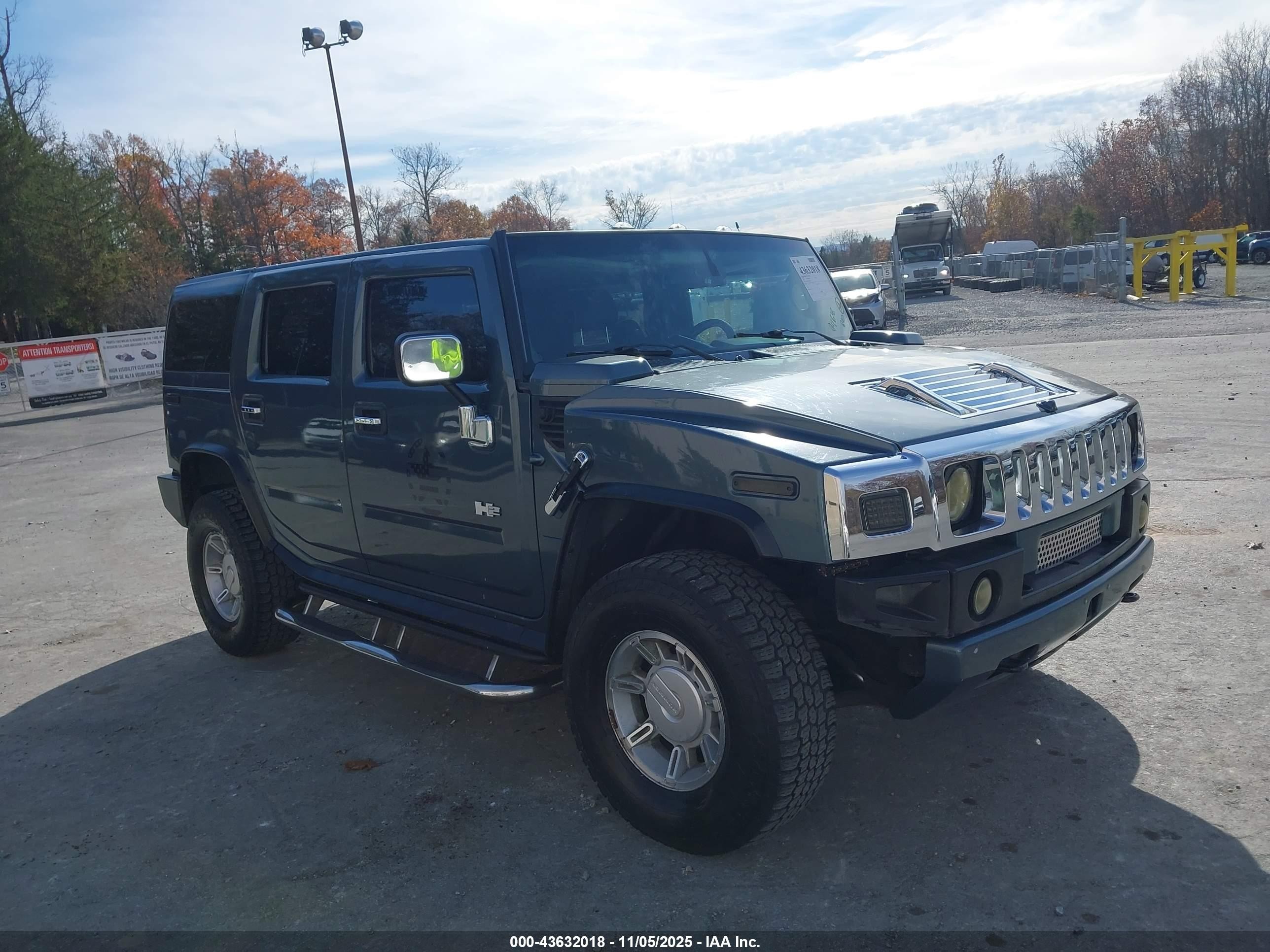 2005 Hummer H2 SUV, VIN 5GRGN23U65H126736 — Roof