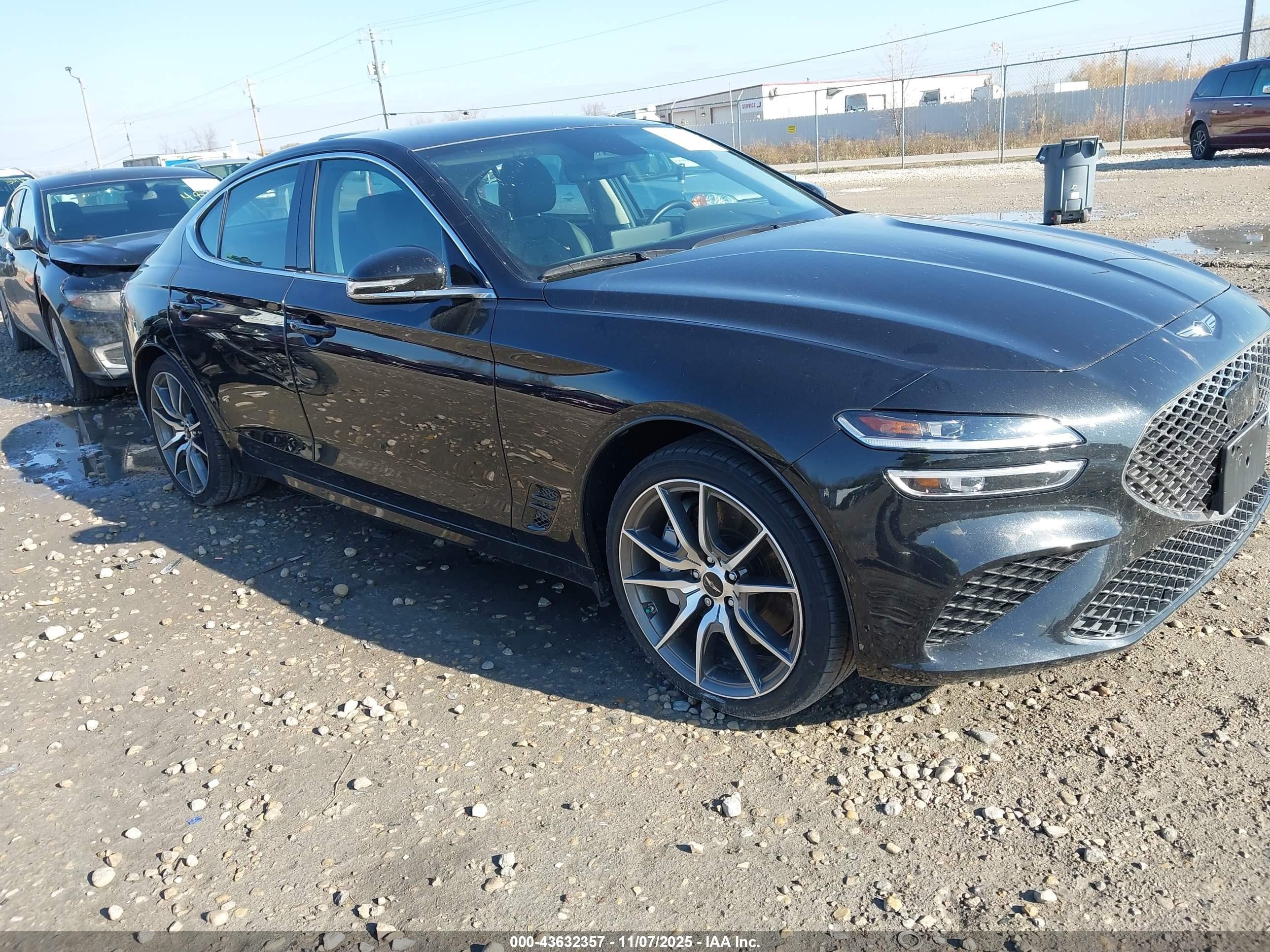 2024 Genesis G70 2.5T, VIN KMTG34SC0RU136852 — Side