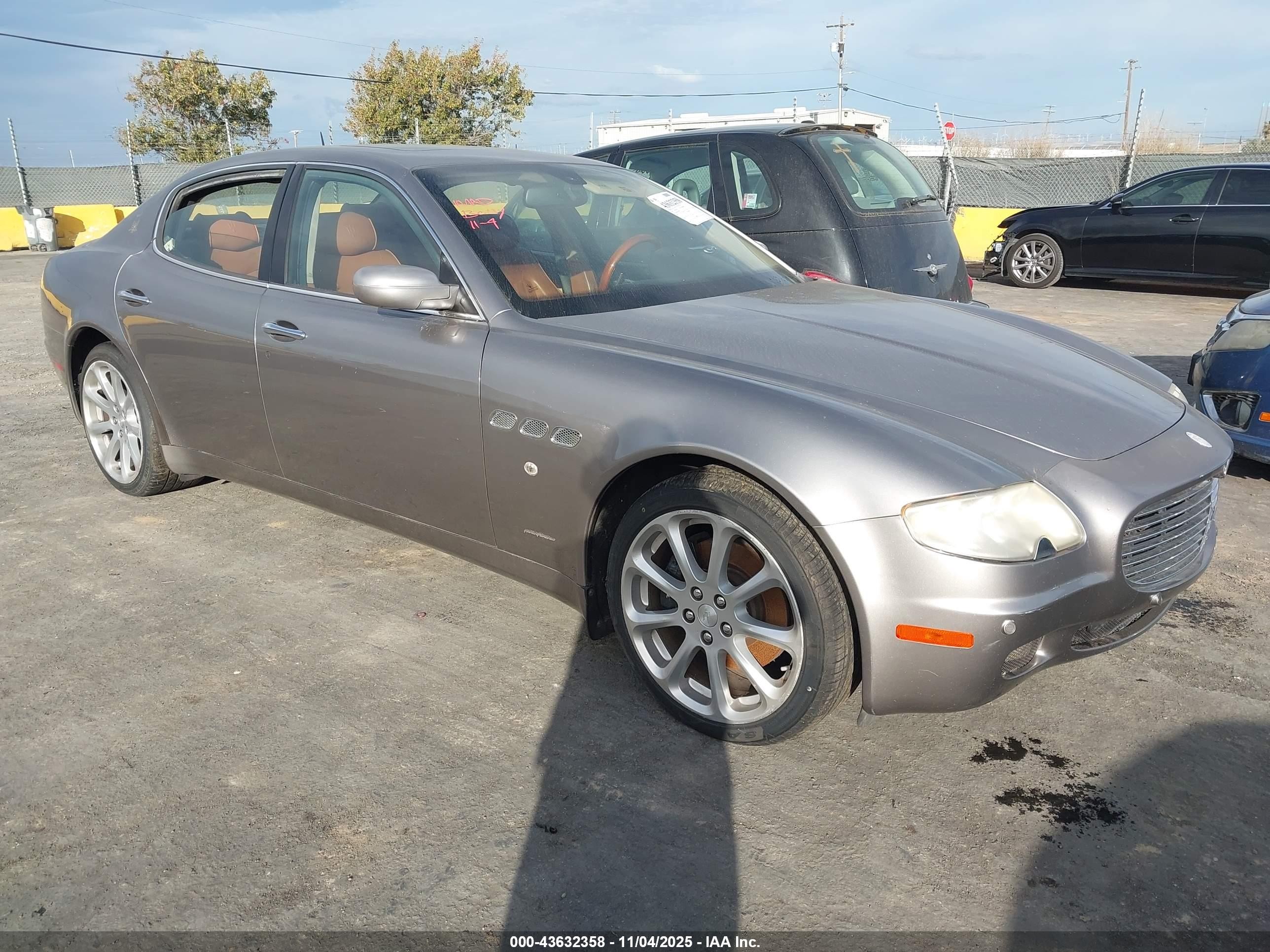 2006 Maserati Quattroporte, VIN ZAMCE39A760022741 — Фото с аукциона