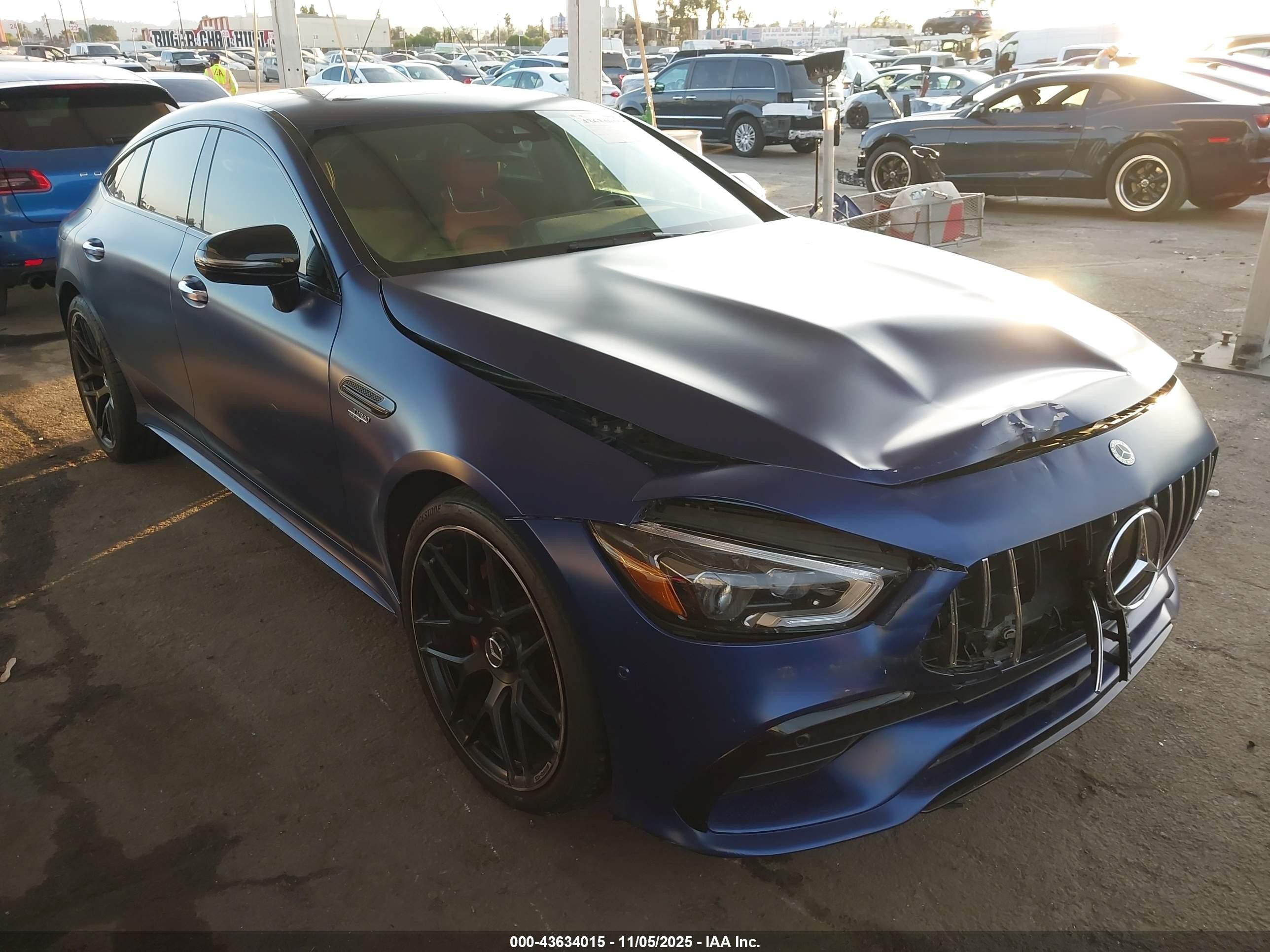 2021 Mercedes-Benz AMG GT 53, VIN W1K7X6BB8MA037797 — Front end