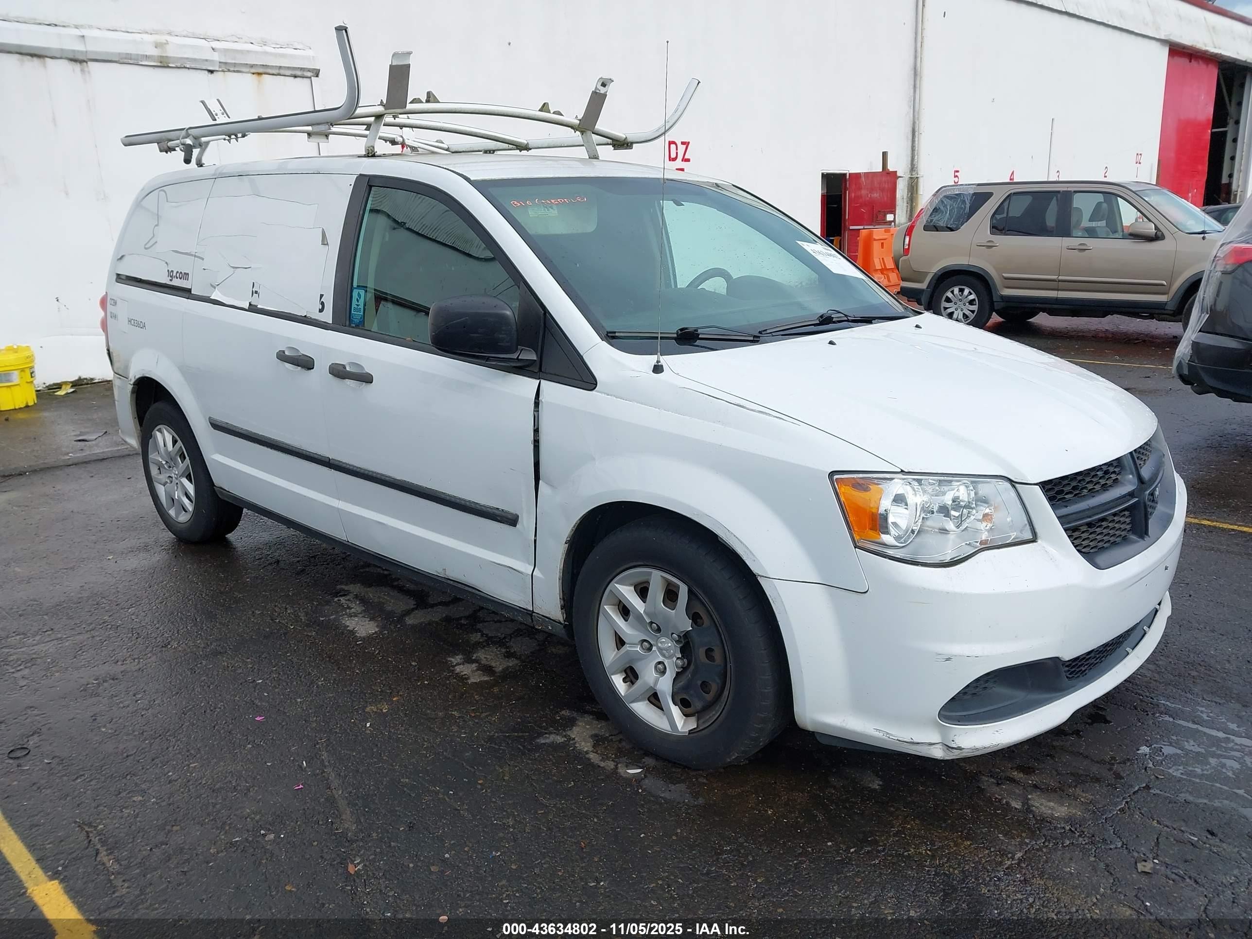 2015 Ram Cargo Van Tradesman, VIN 2C4JRGAG9FR681112 — Theft recovery