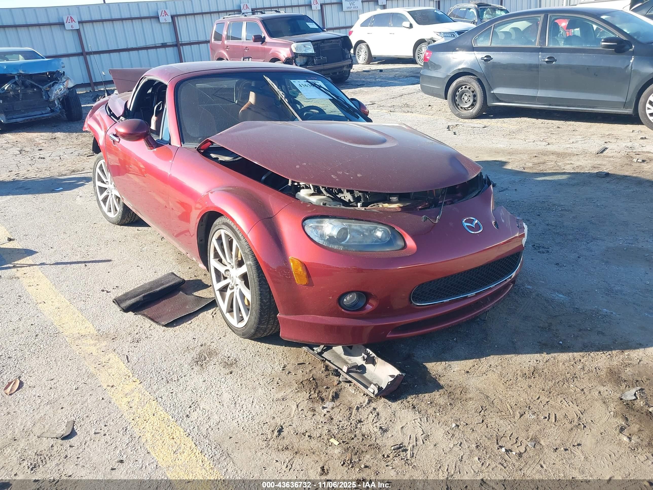 2008 Mazda MX-5 Miata Sport, VIN JM1NC26F580151237 — Rollover