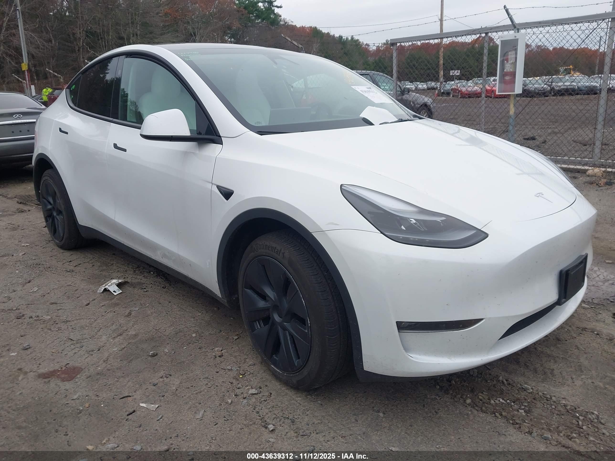 2024 Tesla Model Y Long Range, VIN 7SAYGDEE2RF160988 — Rear end
