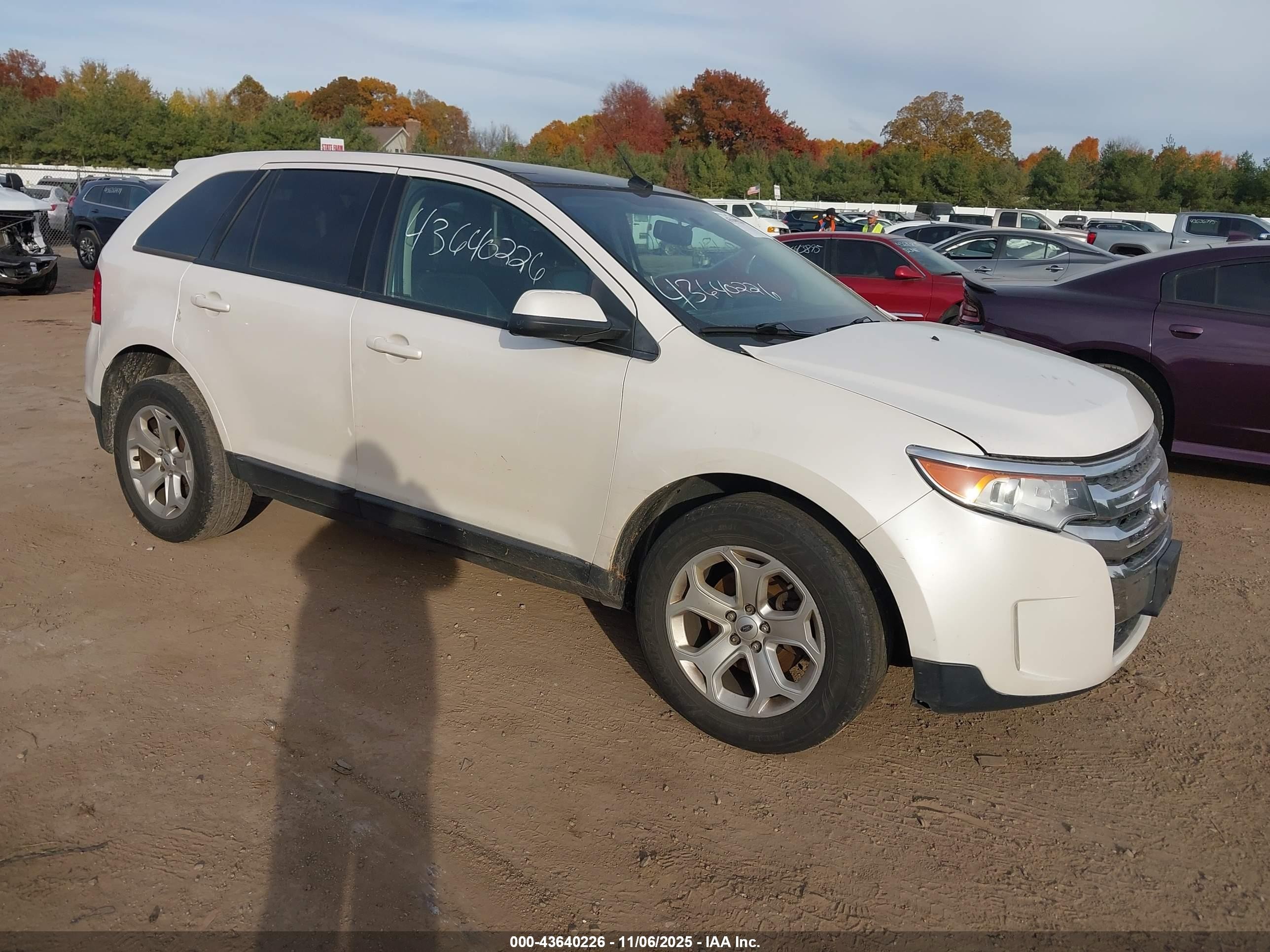 2013 Ford Edge SEL, VIN 2FMDK4JC4DB305039 — Side