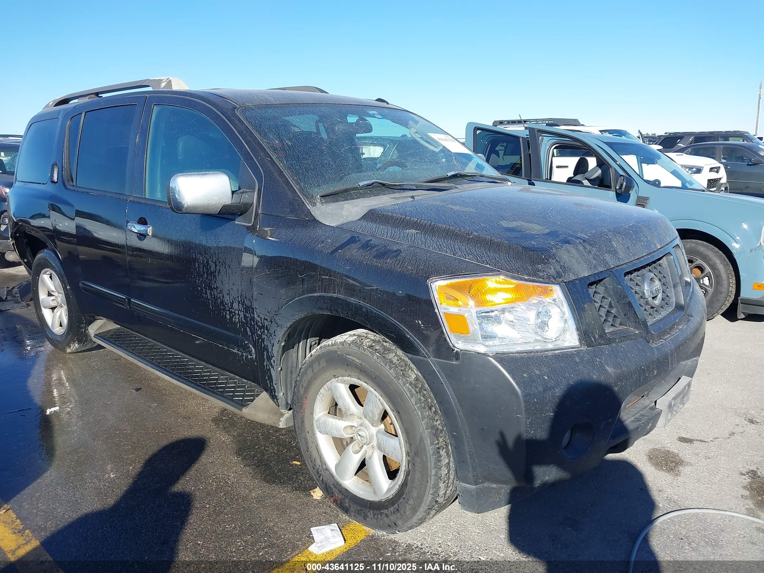 2011 Nissan Armada SV, VIN 5N1AA0ND6BN610533 — Rear end