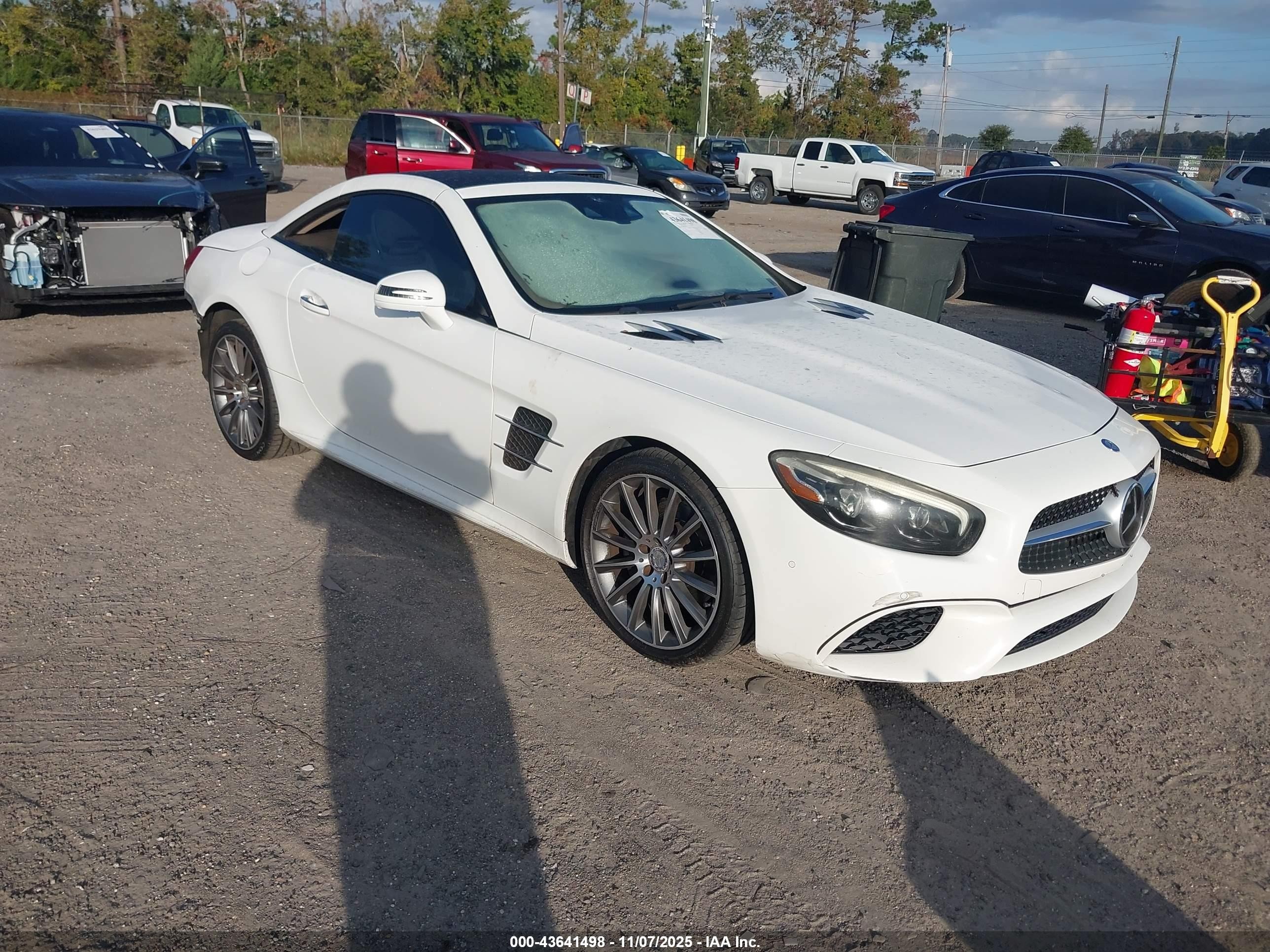 2017 Mercedes-Benz SL 550, VIN WDDJK7DA6HF044416 — Rear end