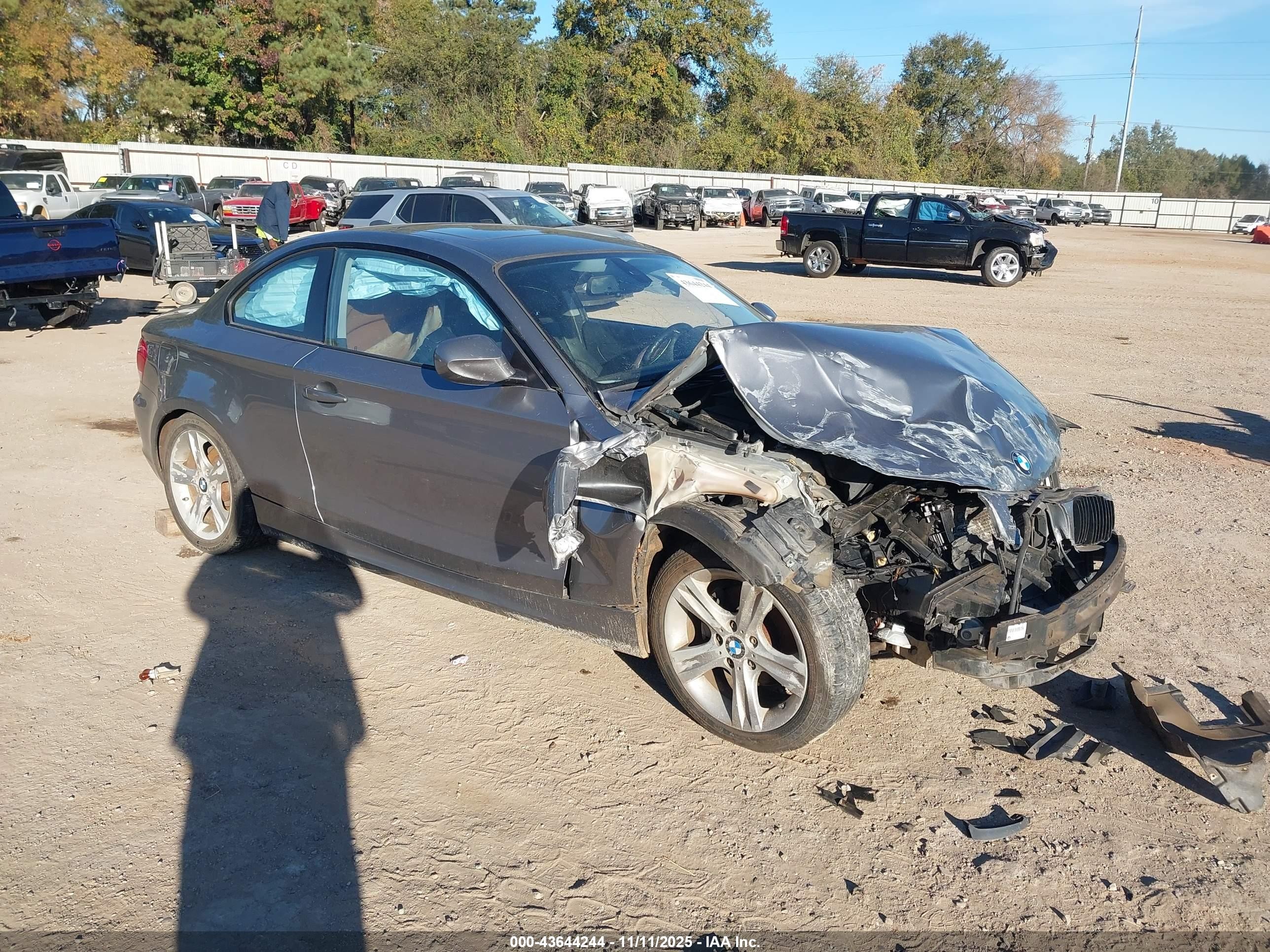 2011 BMW 1 Series 128i, VIN WBAUP7C58BVK78533 — Front end