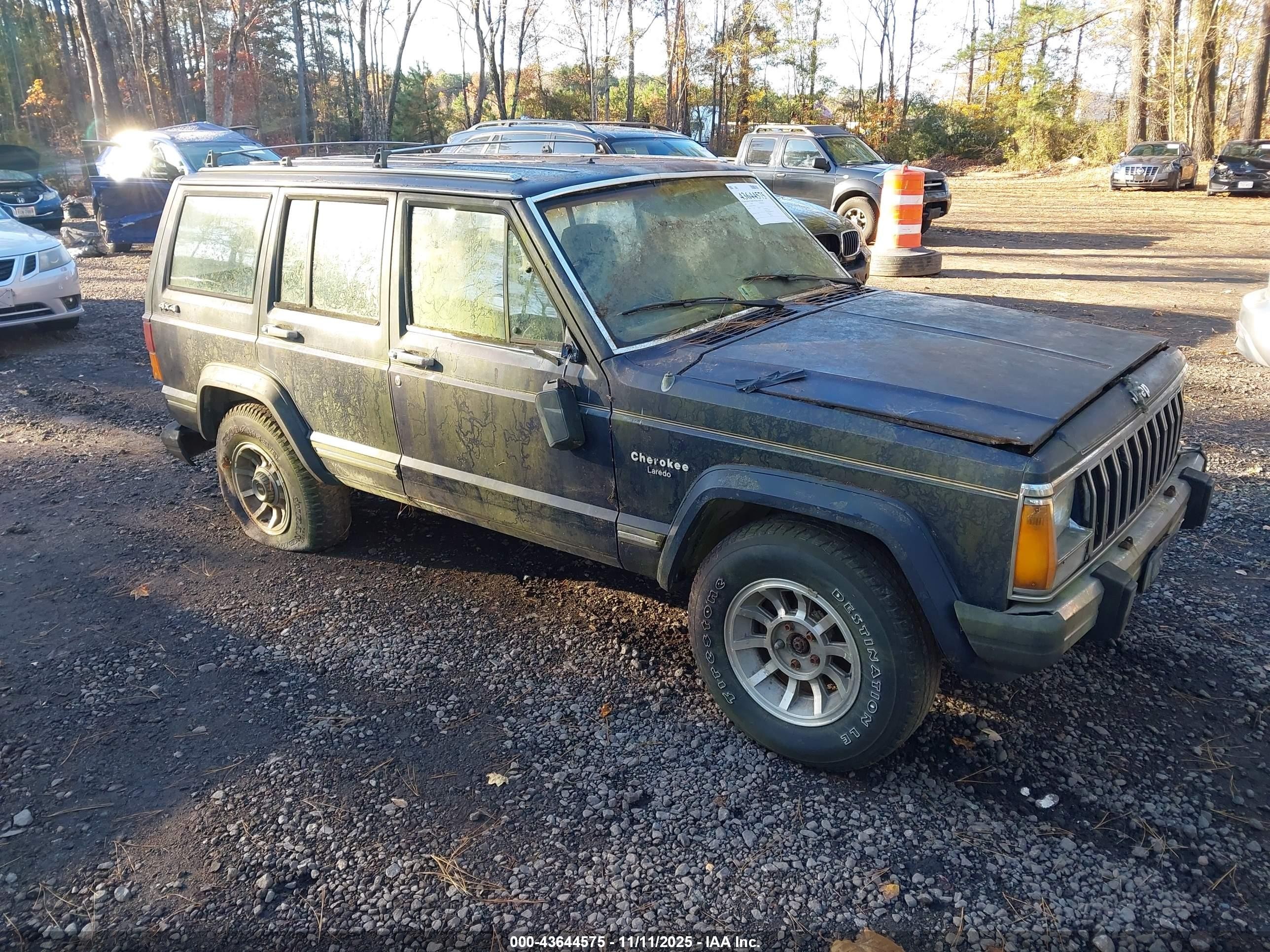 1987 Jeep Cherokee, VIN 1JCMR7842HT009377 — Rear end