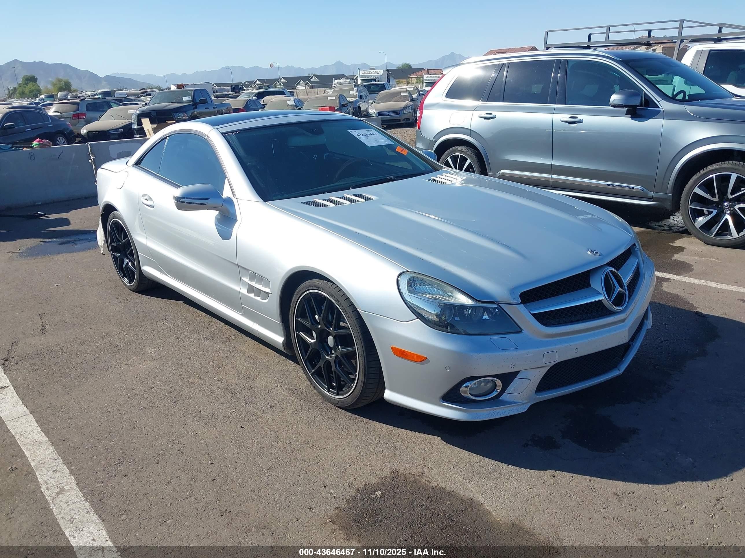 2011 Mercedes-Benz SL 550, VIN WDBSK7BA4BF161807 — Rear end