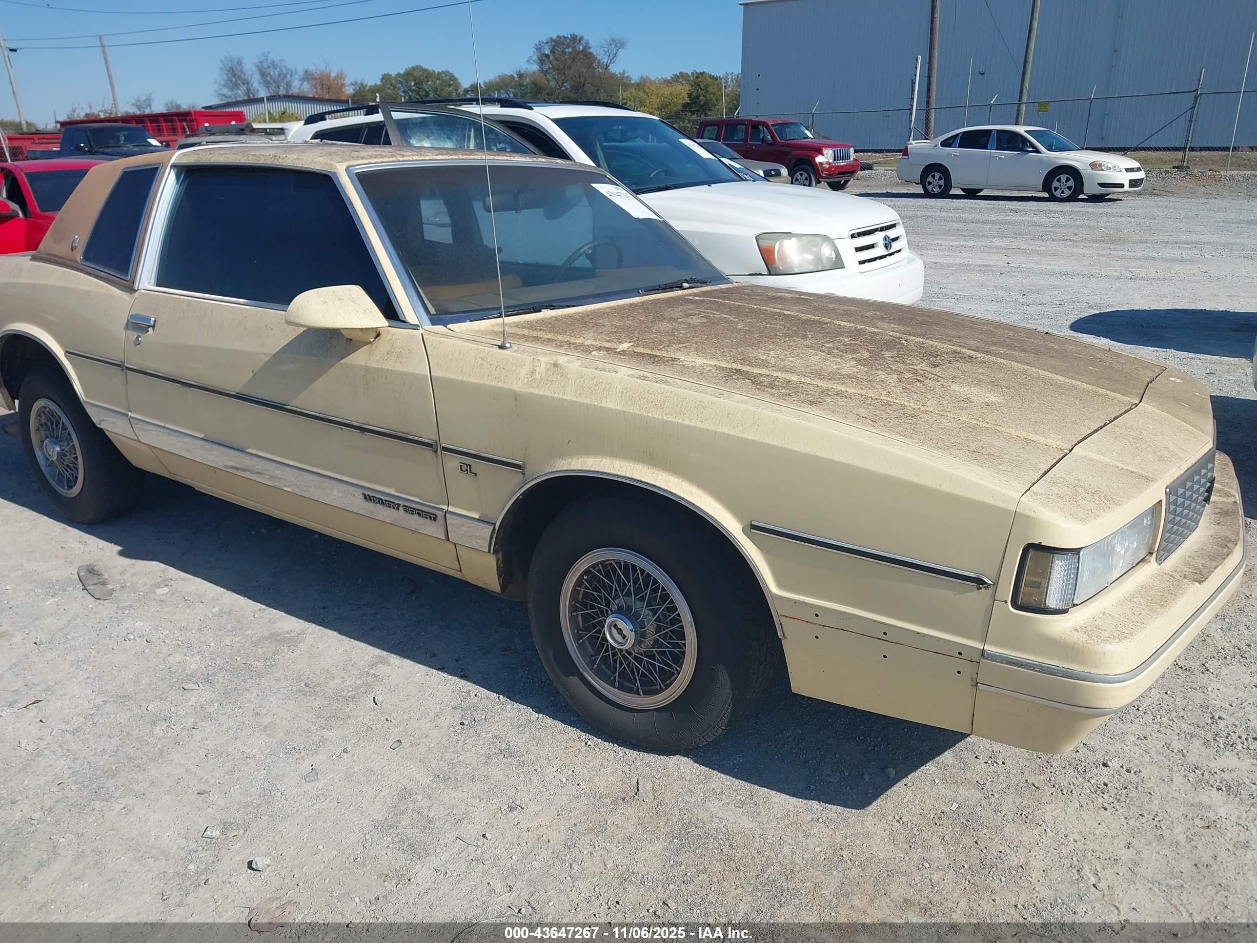 1986 Chevrolet Monte Carlo Sport SS, VIN 1G1GZ37H4GR144358 — All over