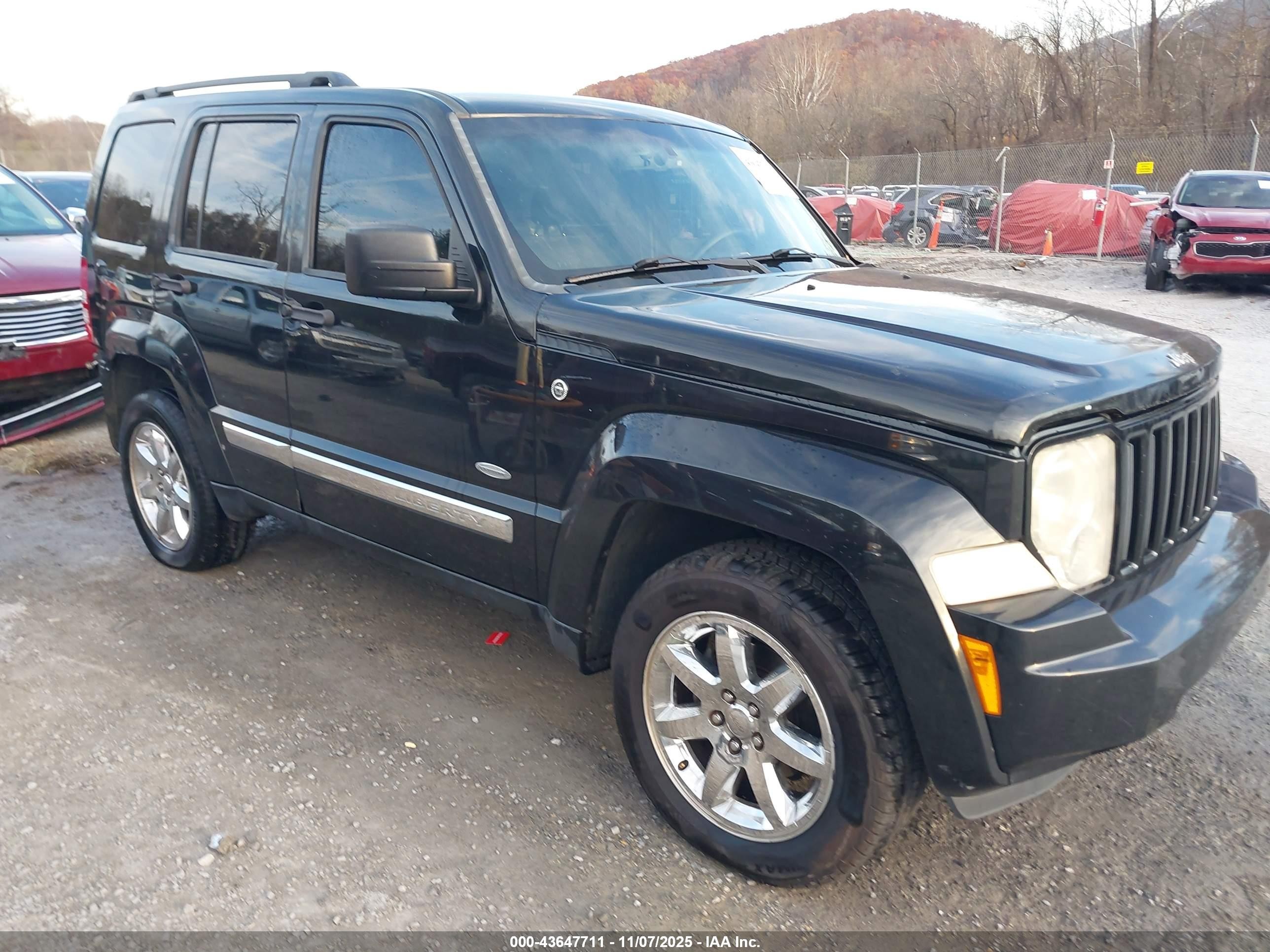 2012 Jeep Liberty Sport, VIN 1C4PJLAK1CW179969 — Зад