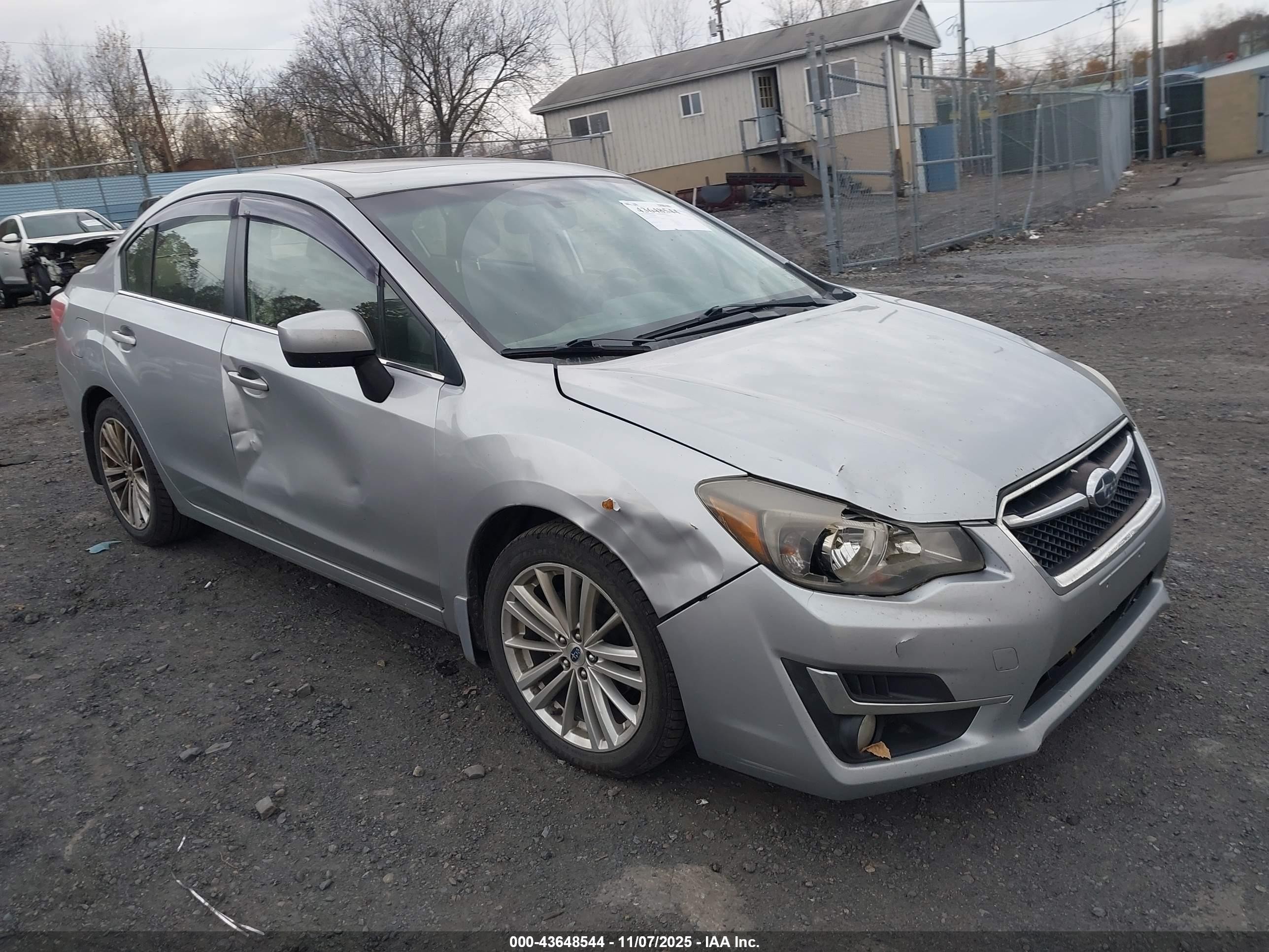 2015 Subaru Impreza Premium, VIN JF1GJAK63FH003350 — Front end
