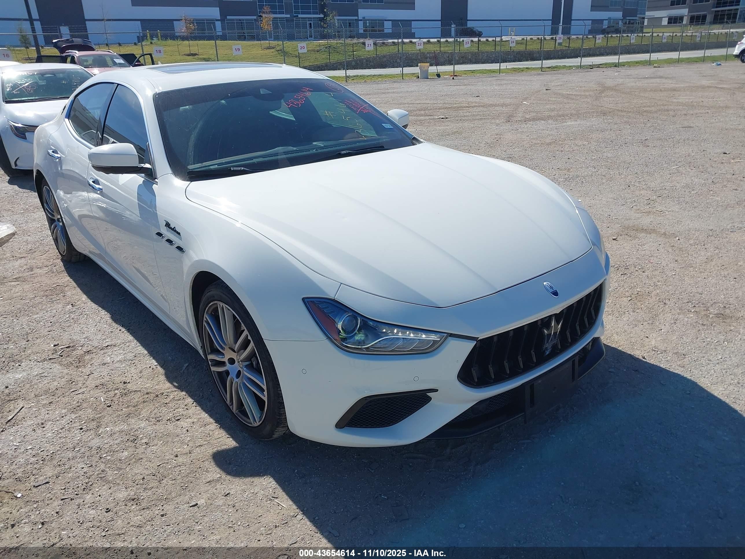 2022 Maserati Ghibli Modena, VIN ZAM57YSM5N1390946 — Hail