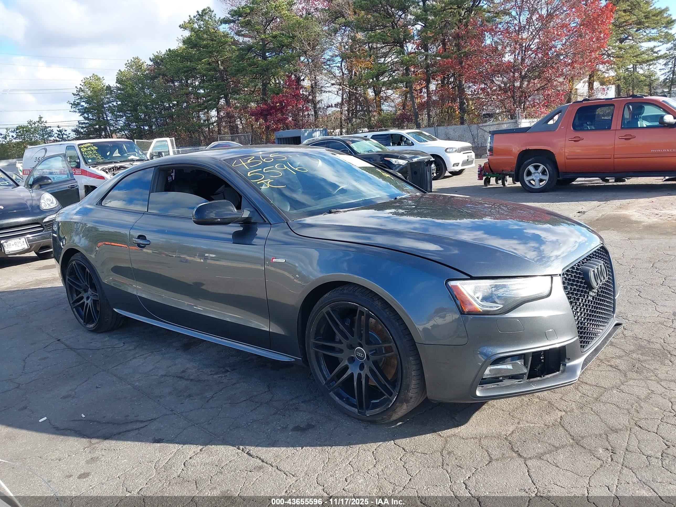 2017 Audi S5, VIN WAUC4AFR2HA001473 — Вода / потоп