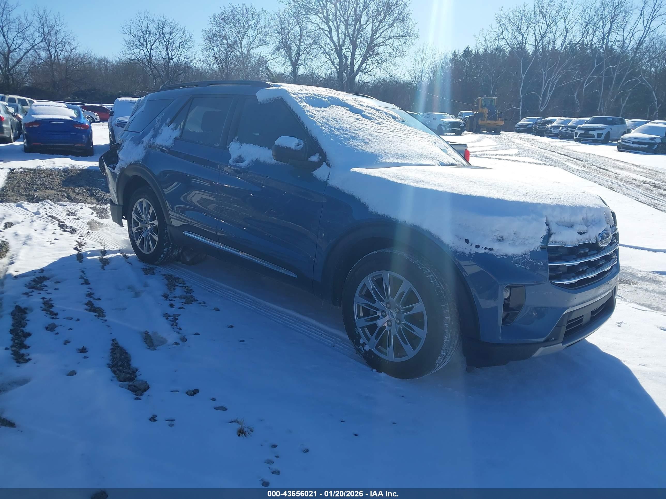 2025 Ford Explorer Active, VIN 1FMUK8DH6SGB16576 — Rear end