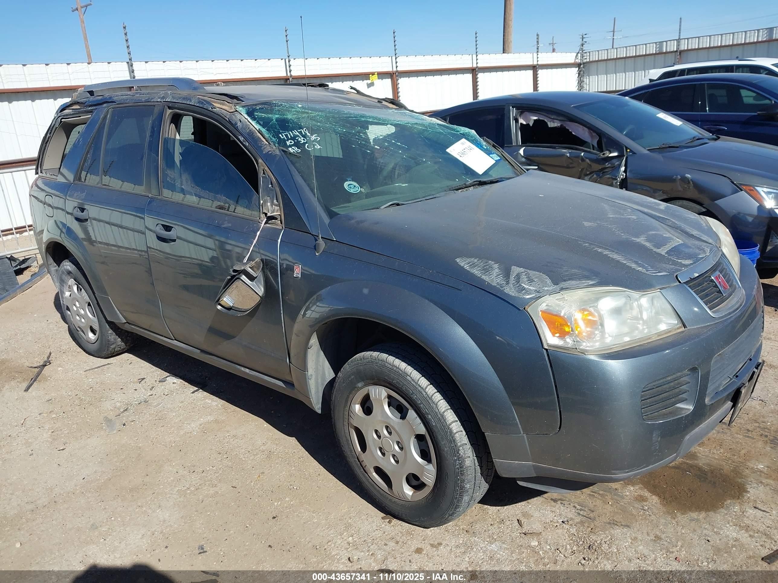 2007 Saturn VUE I4, VIN 5GZCZ33D07S804556 — Опрокидывание