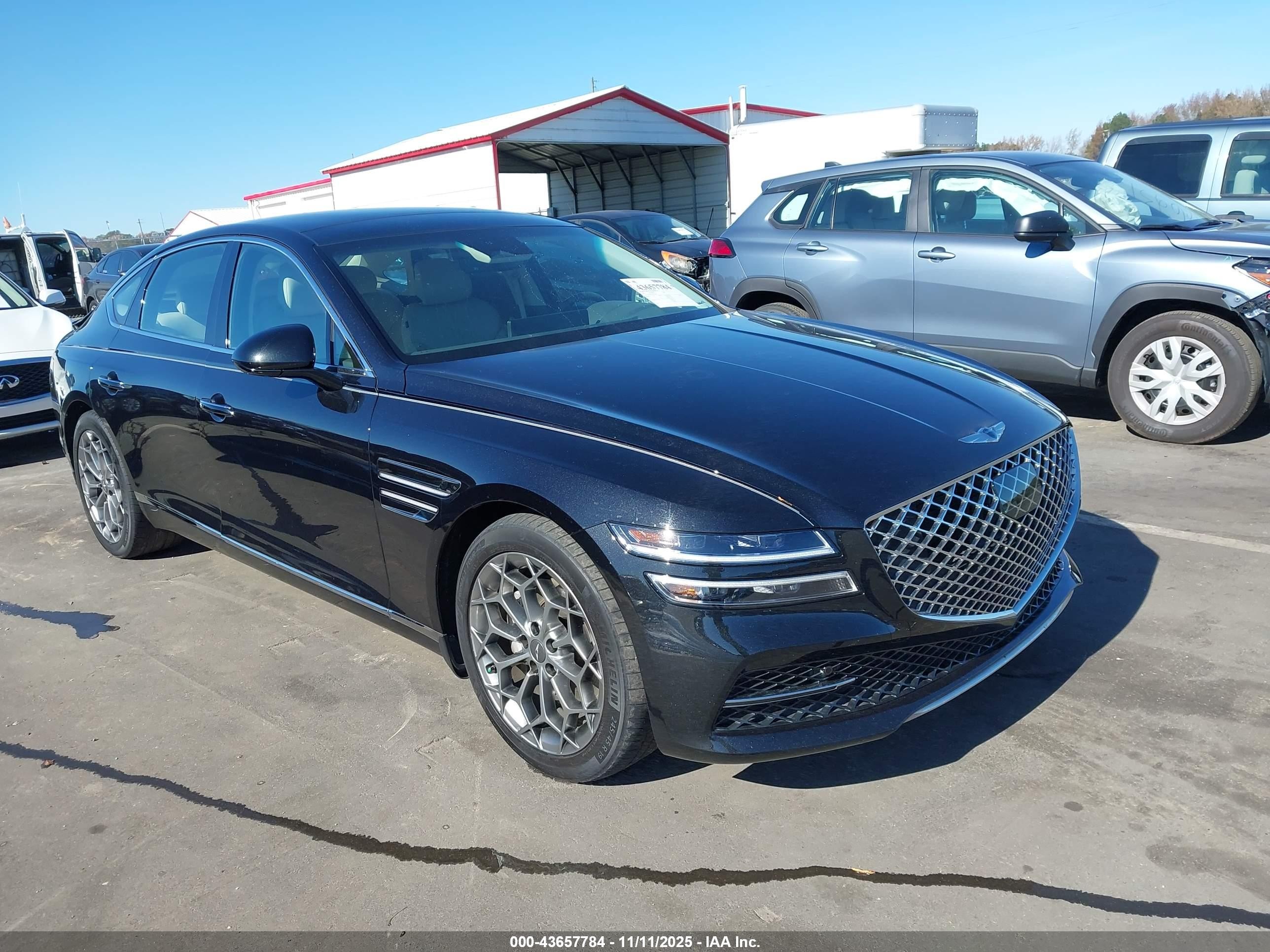 2023 Genesis G80 2.5T, VIN KMTGB4SC8PU156041 — Rear end