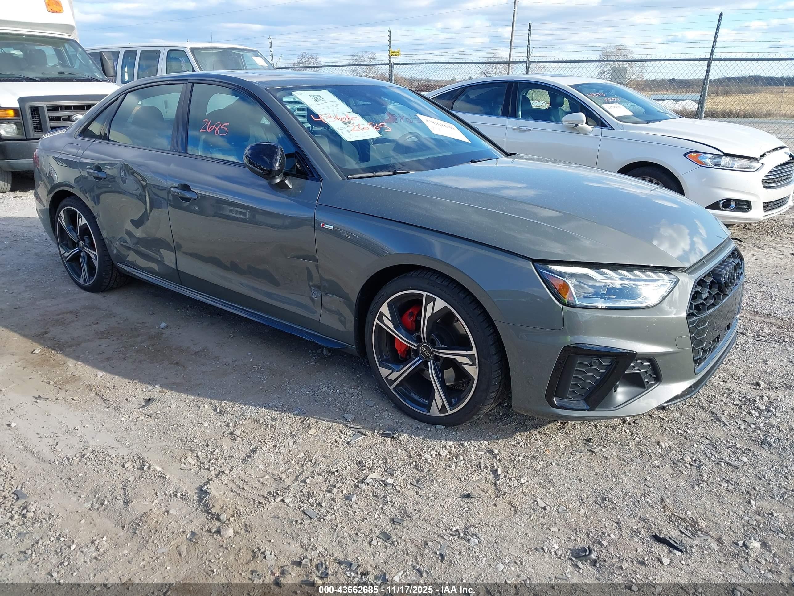 2025 Audi A4 S line Premium Plus, VIN WAUEAAF45SA001951 — Side
