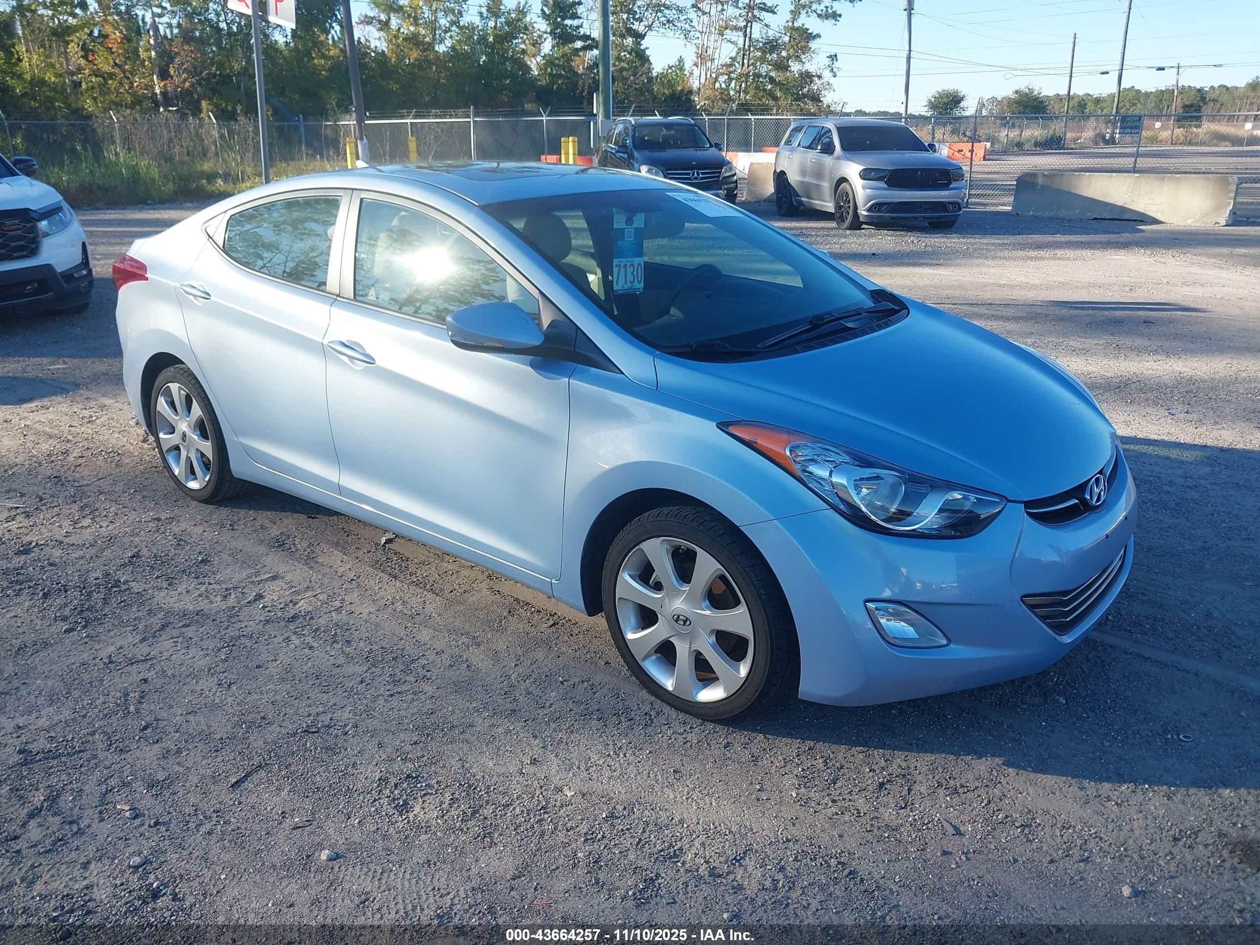 2012 Hyundai Elantra GLS, VIN KMHDH4AE8CU215226 — Front end