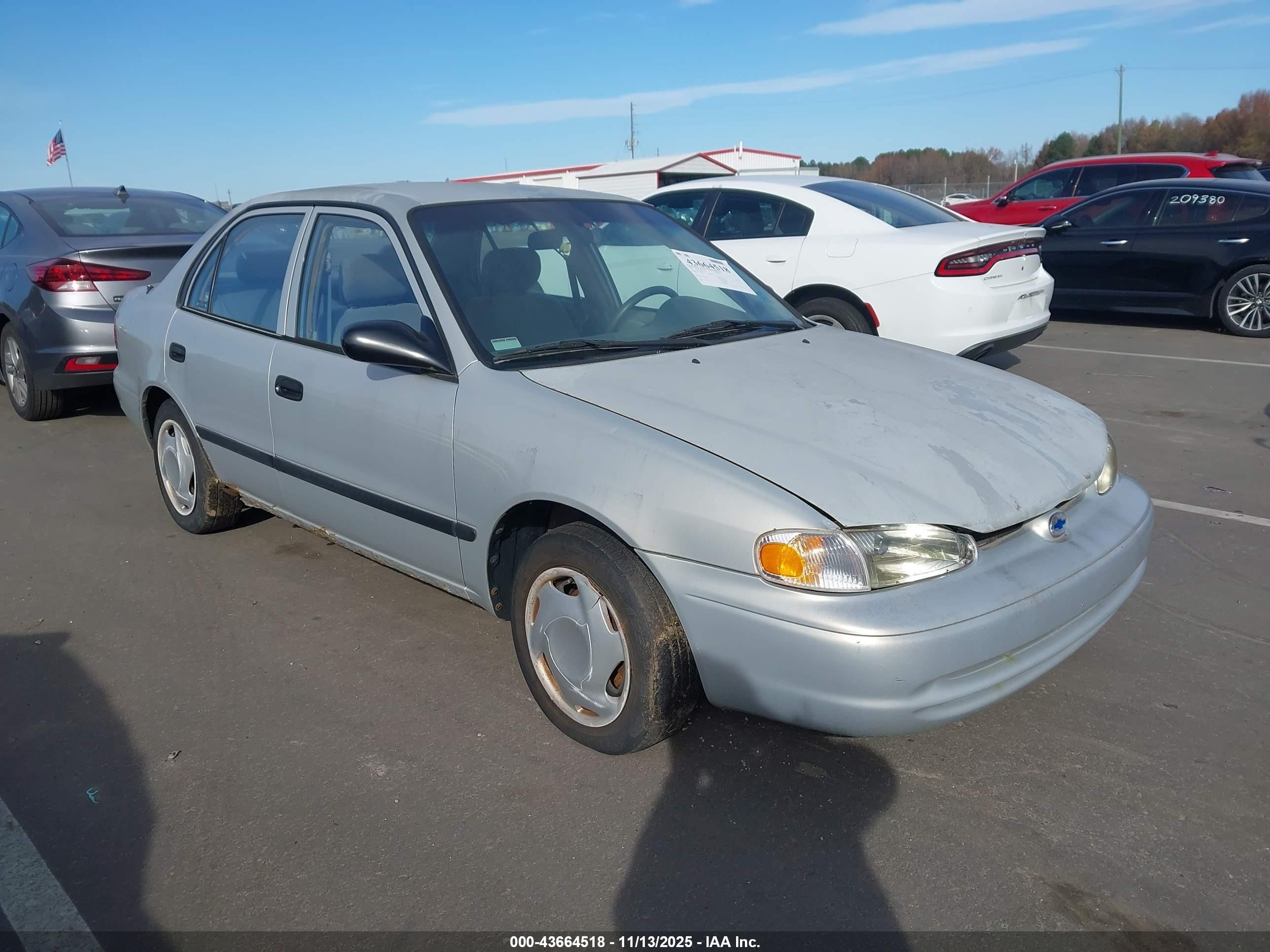2002 Chevrolet Prizm, VIN 1Y1SK52812Z412702 — Side