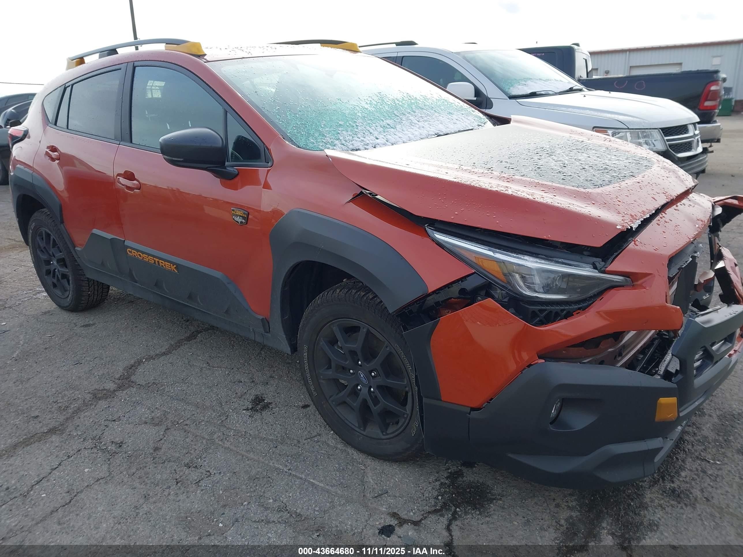 2025 Subaru Crosstrek Wilderness, VIN 4S4GUHU69S3760702 — Front end