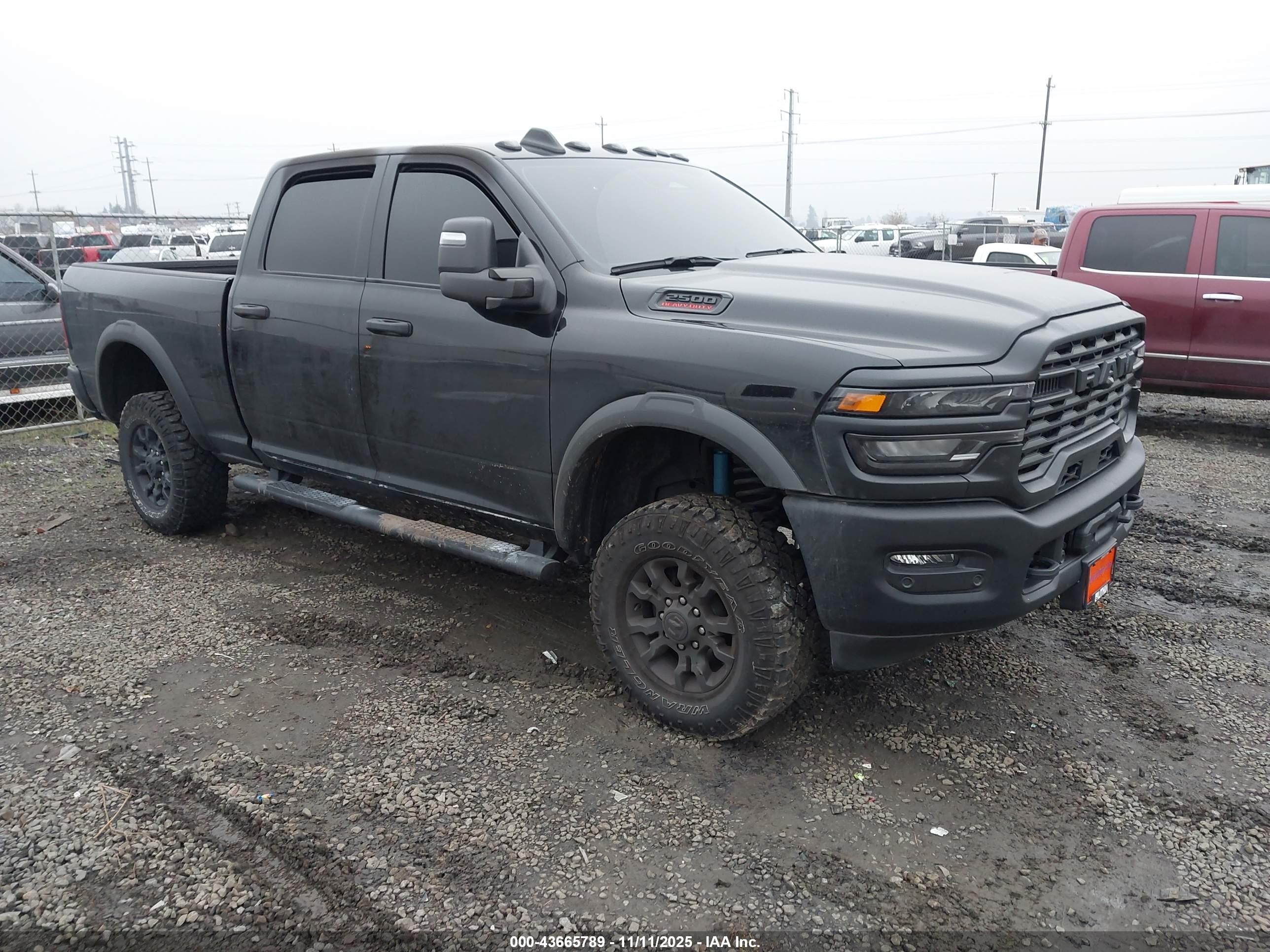 2025 Ram 2500 Tradesman, VIN 3C6TR5CJ9SG537993 — Interior fire