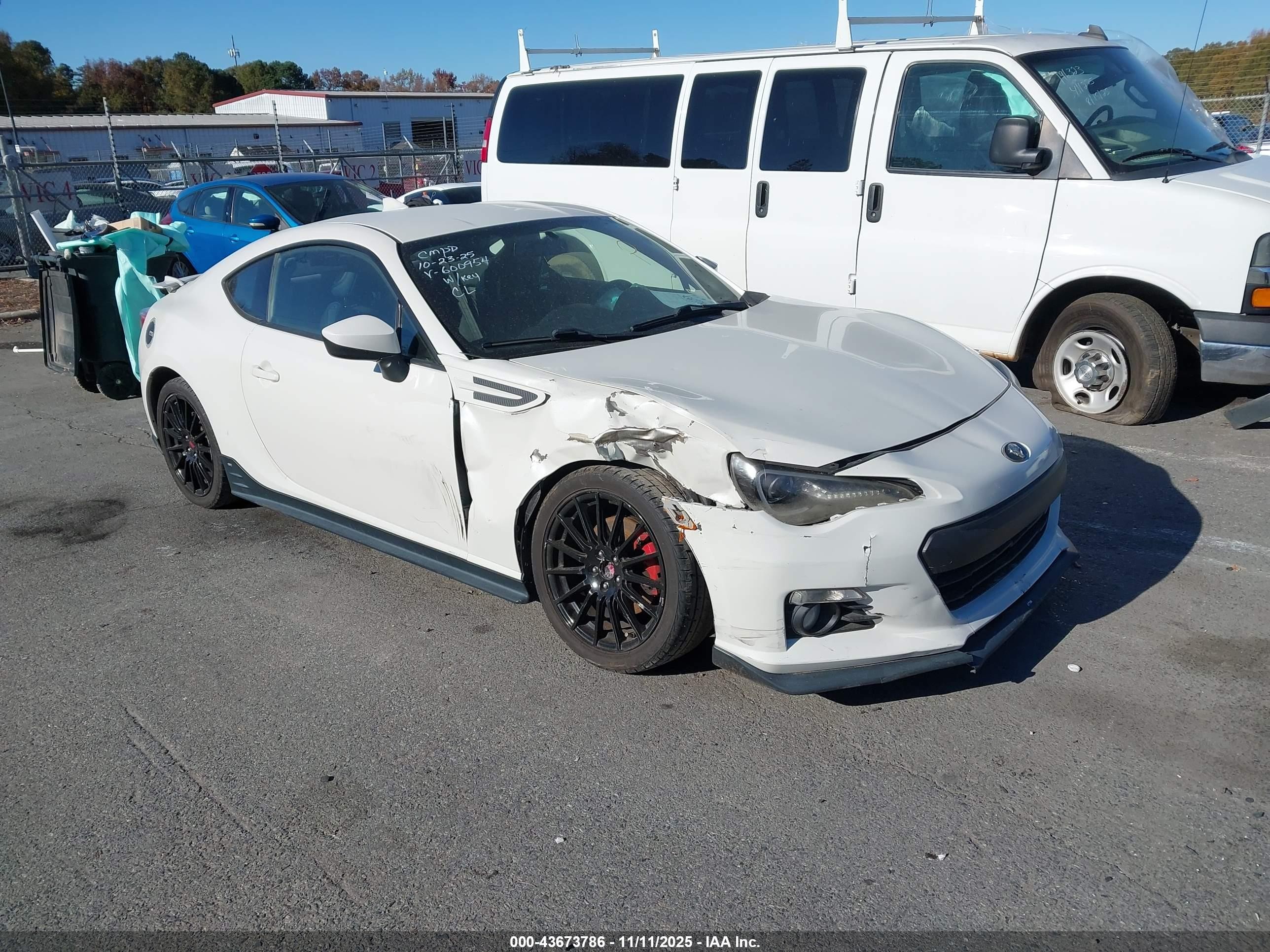 2015 Subaru BRZ Limited, VIN JF1ZCAC17F9600954 — Front end