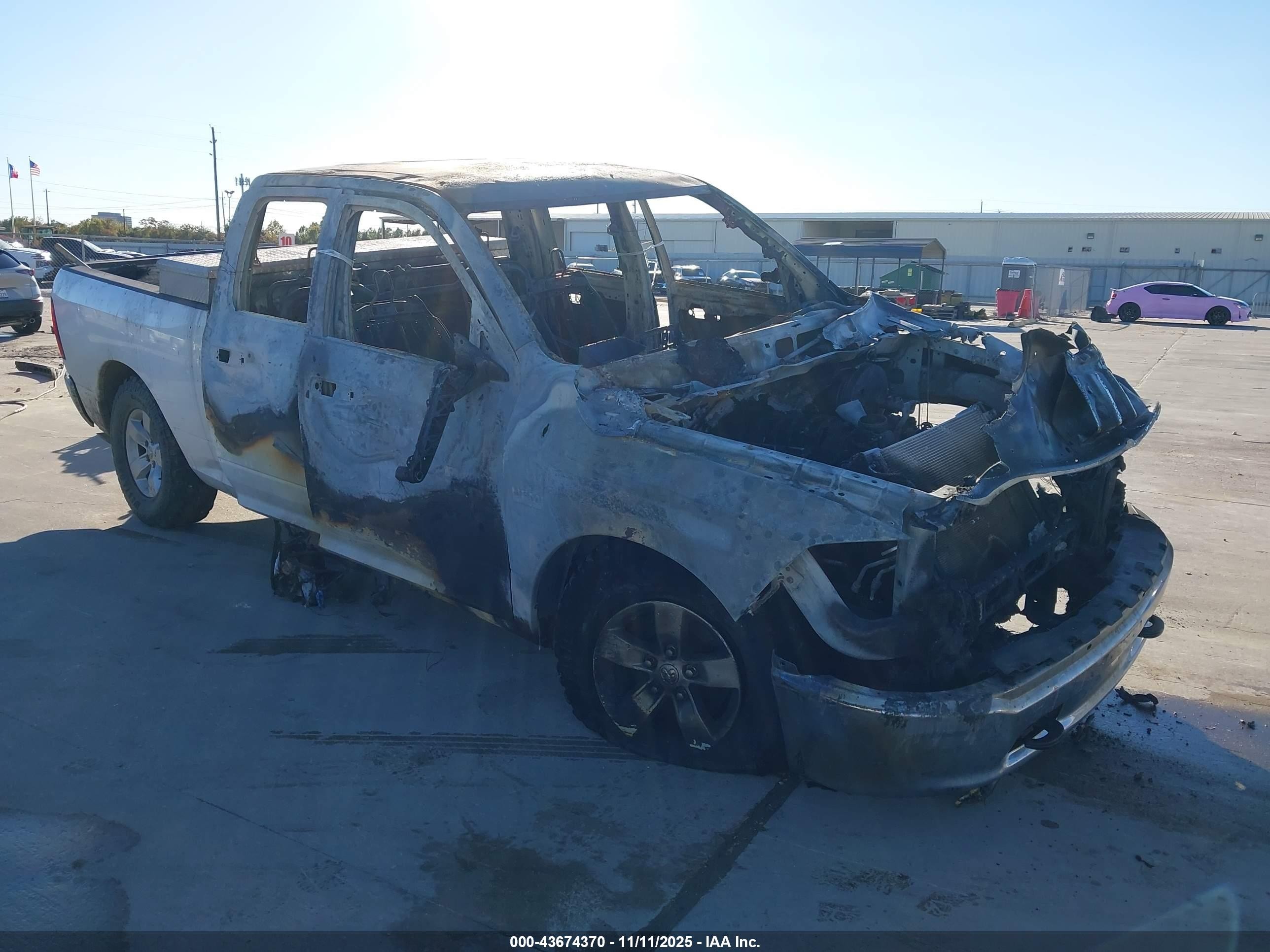 2021 Ram 1500 Tradesman, VIN 1C6RR7FT3MS504504 — Burn