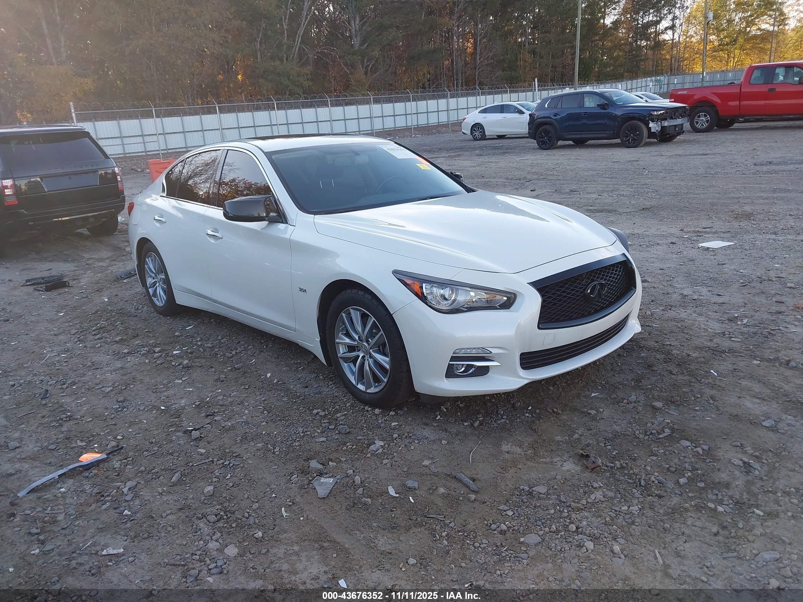2016 Infiniti Q50 Premium, VIN JN1EV7AP5GM300747 — Fresh water flood