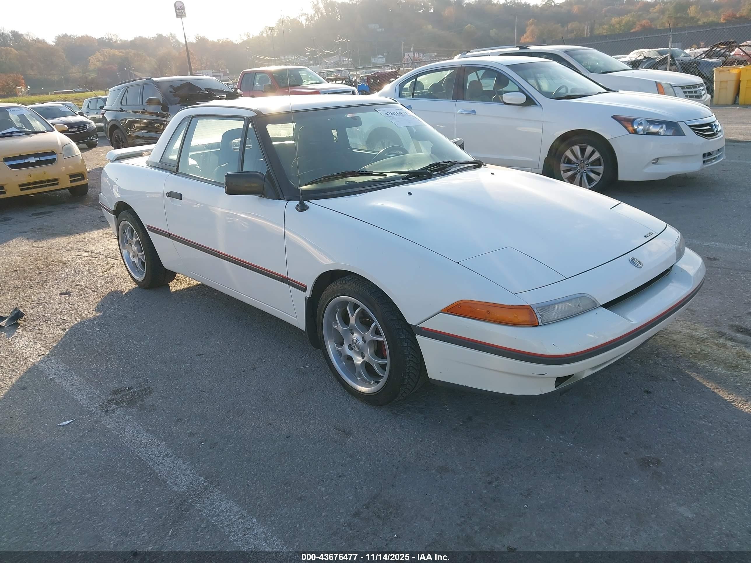 1991 Mercury Capri, VIN 6MPCT0363M8626081 — Normal wear