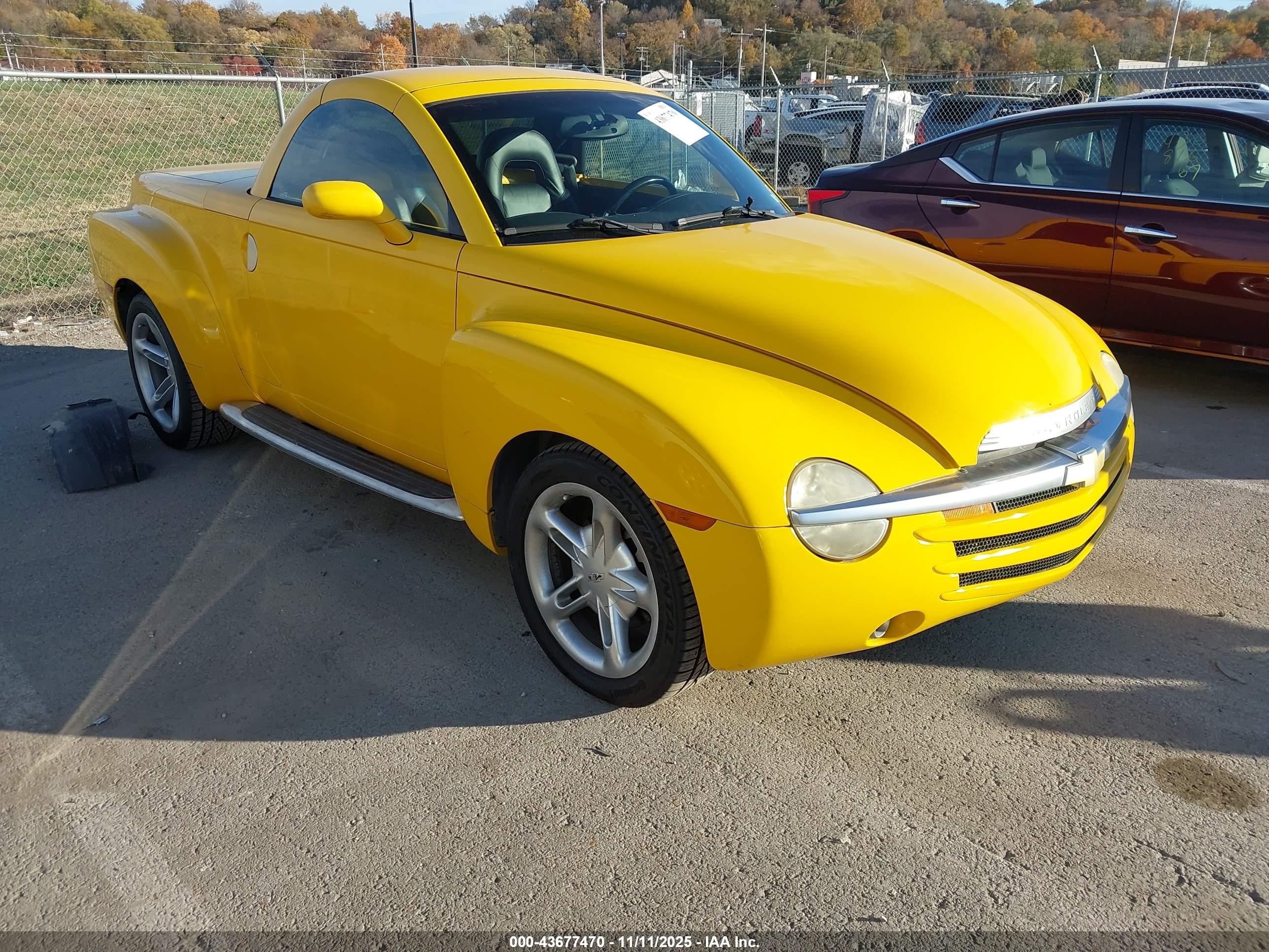 2003 Chevrolet SSR LS, VIN 1GCES14P63B101596 — Not stated