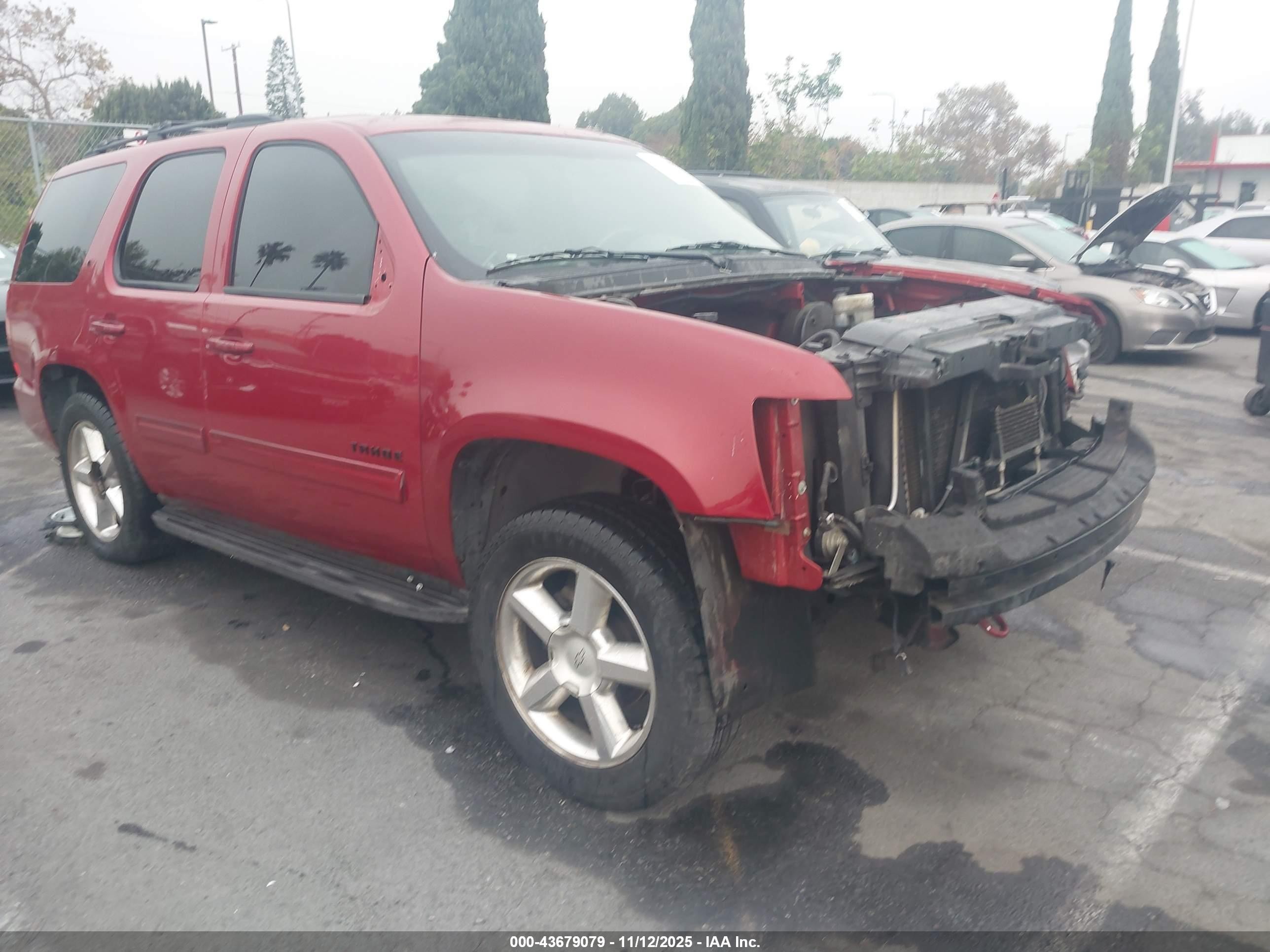 2012 Chevrolet Tahoe LT, VIN 1GNSCBE00CR216152 — Stripped