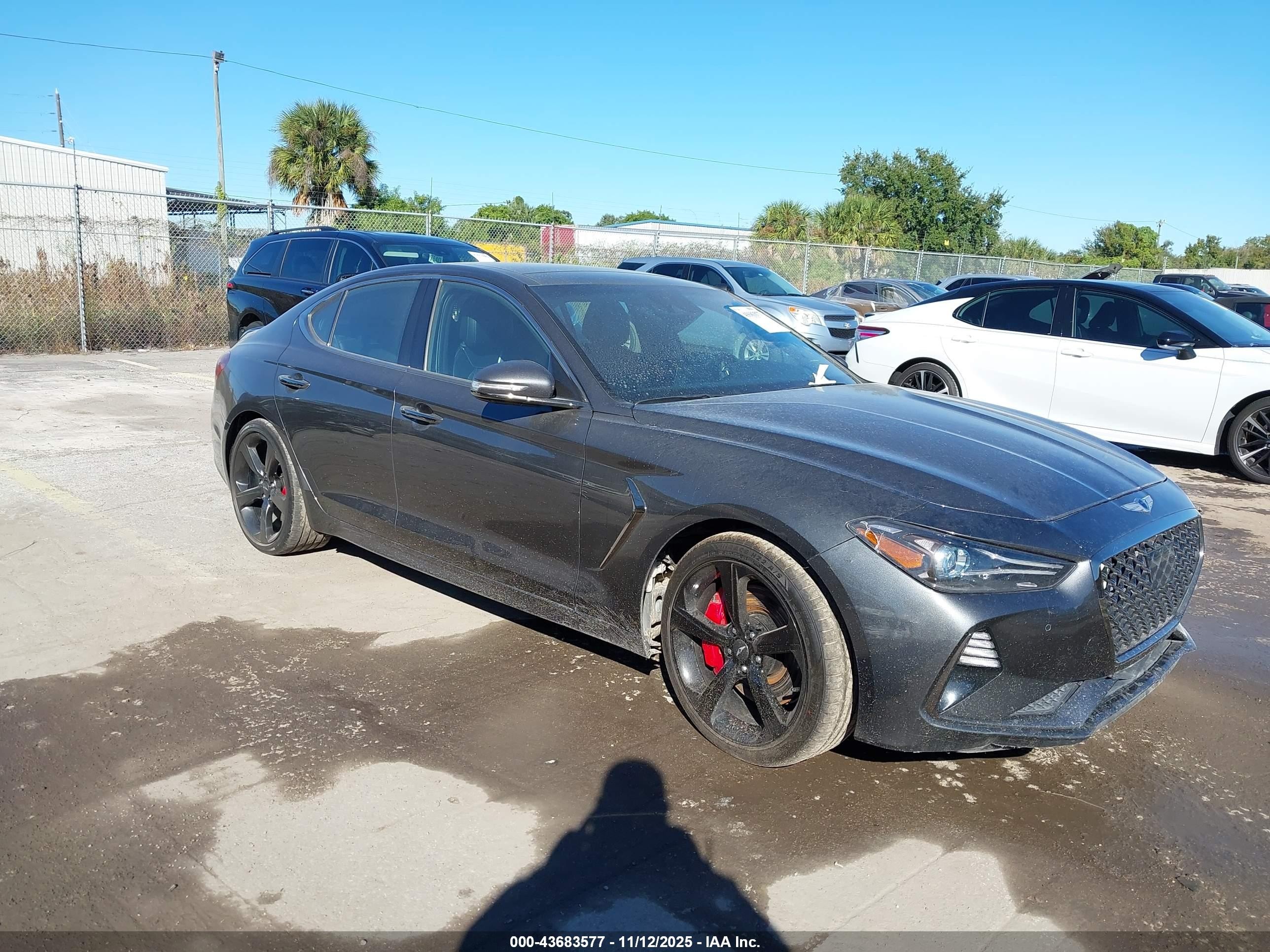 2021 Genesis G70 3.3T, VIN KMTG34LE7MU071989 — Not stated
