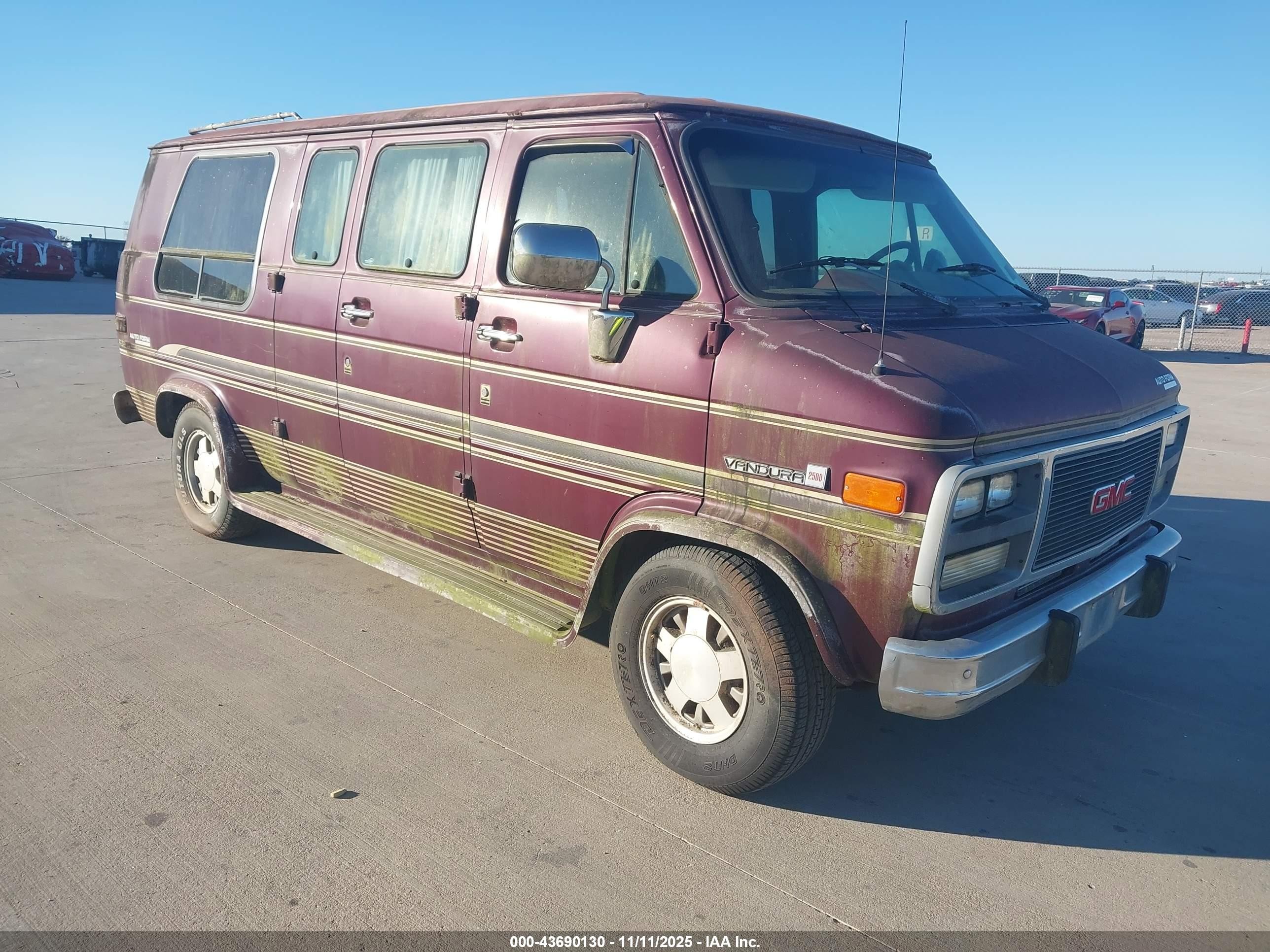 1995 GMC Vandura, VIN 1GDEG25K0SF507547 — Mechanical