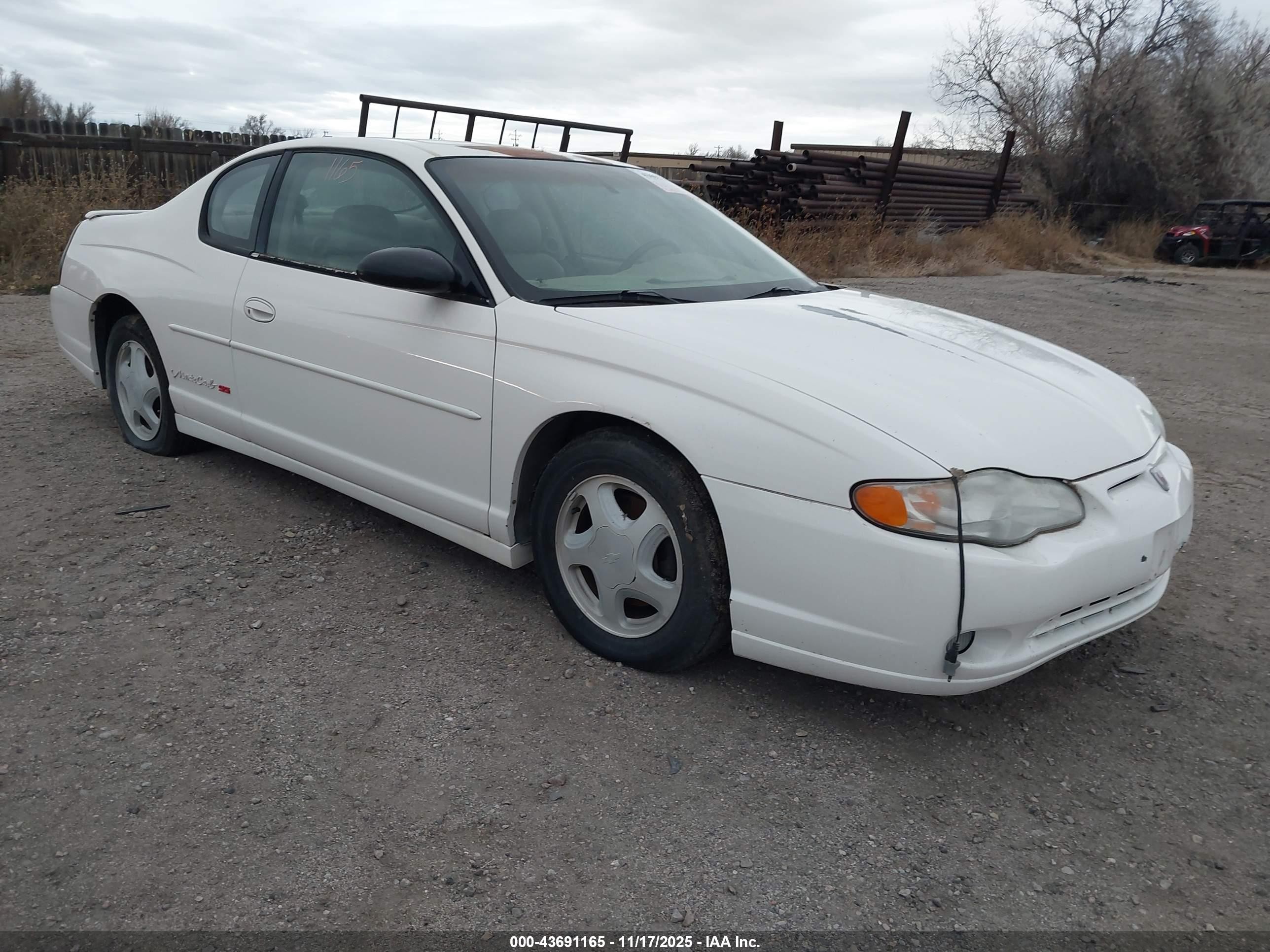 2002 Chevrolet Monte Carlo SS, VIN 2G1WX15K029281109 — Normal wear