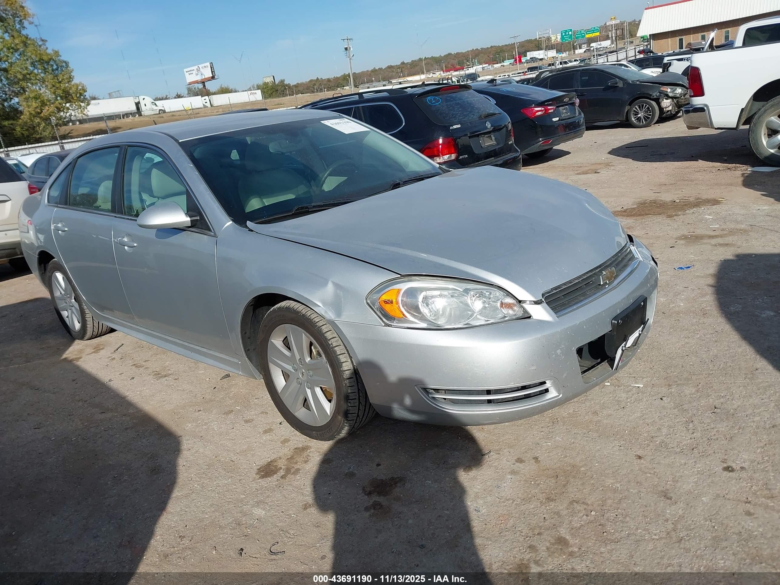 2010 Chevrolet Impala LS, VIN 2G1WA5EK1A1207851 — Front end