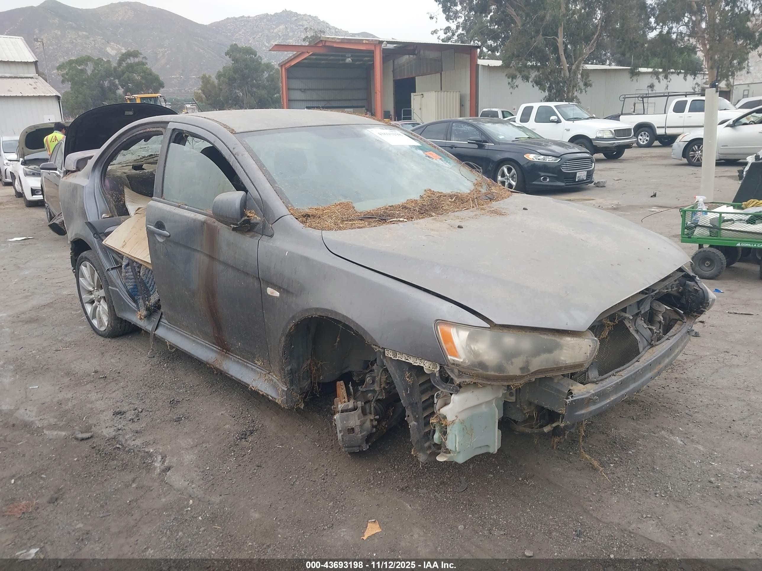 2011 Mitsubishi Lancer GTS, VIN JA32U8FW9BU040451 — Biohazard / chemical