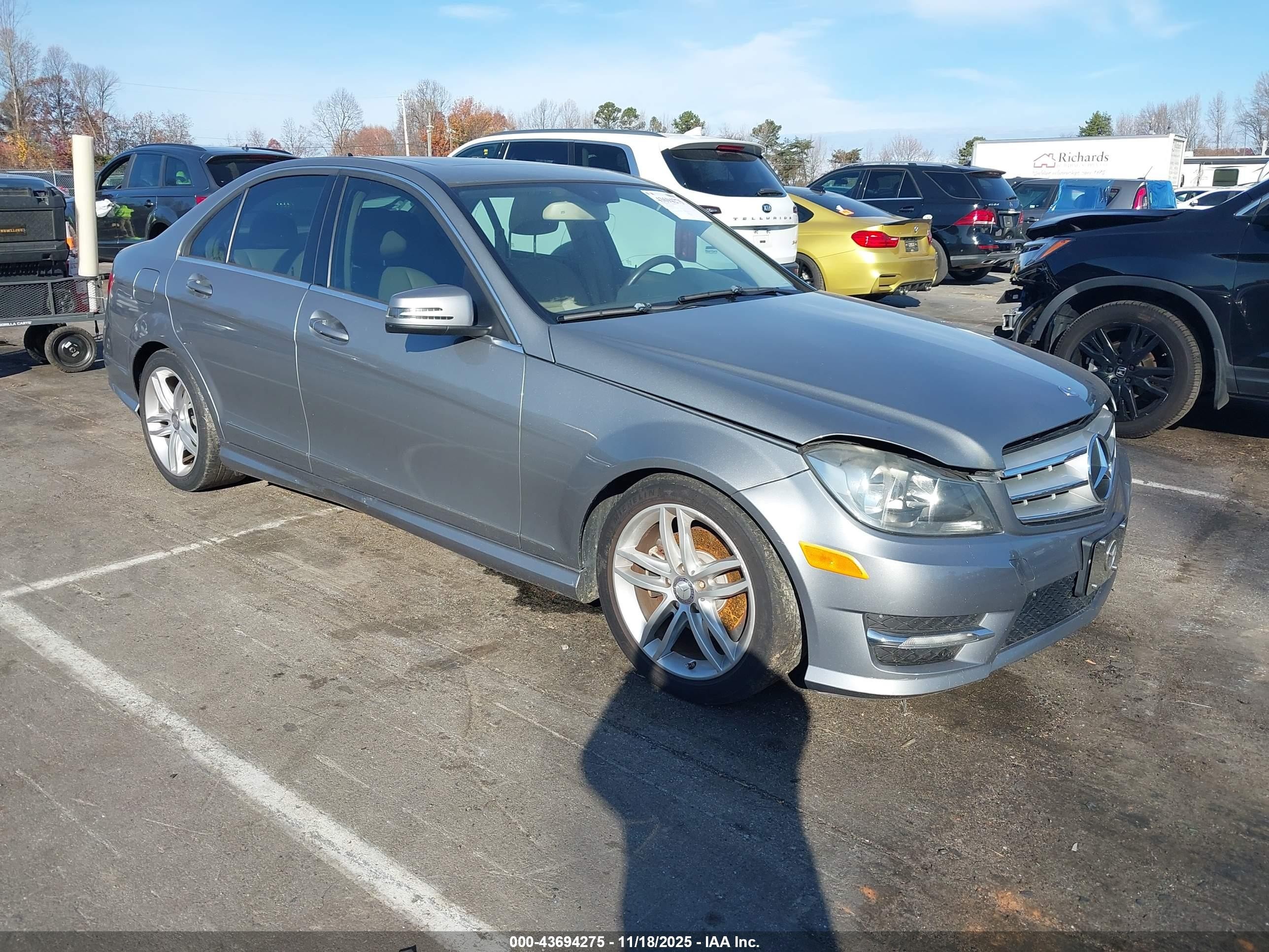 2012 Mercedes-Benz C 300 Sport, VIN WDDGF8BB2CR226069 — Storm