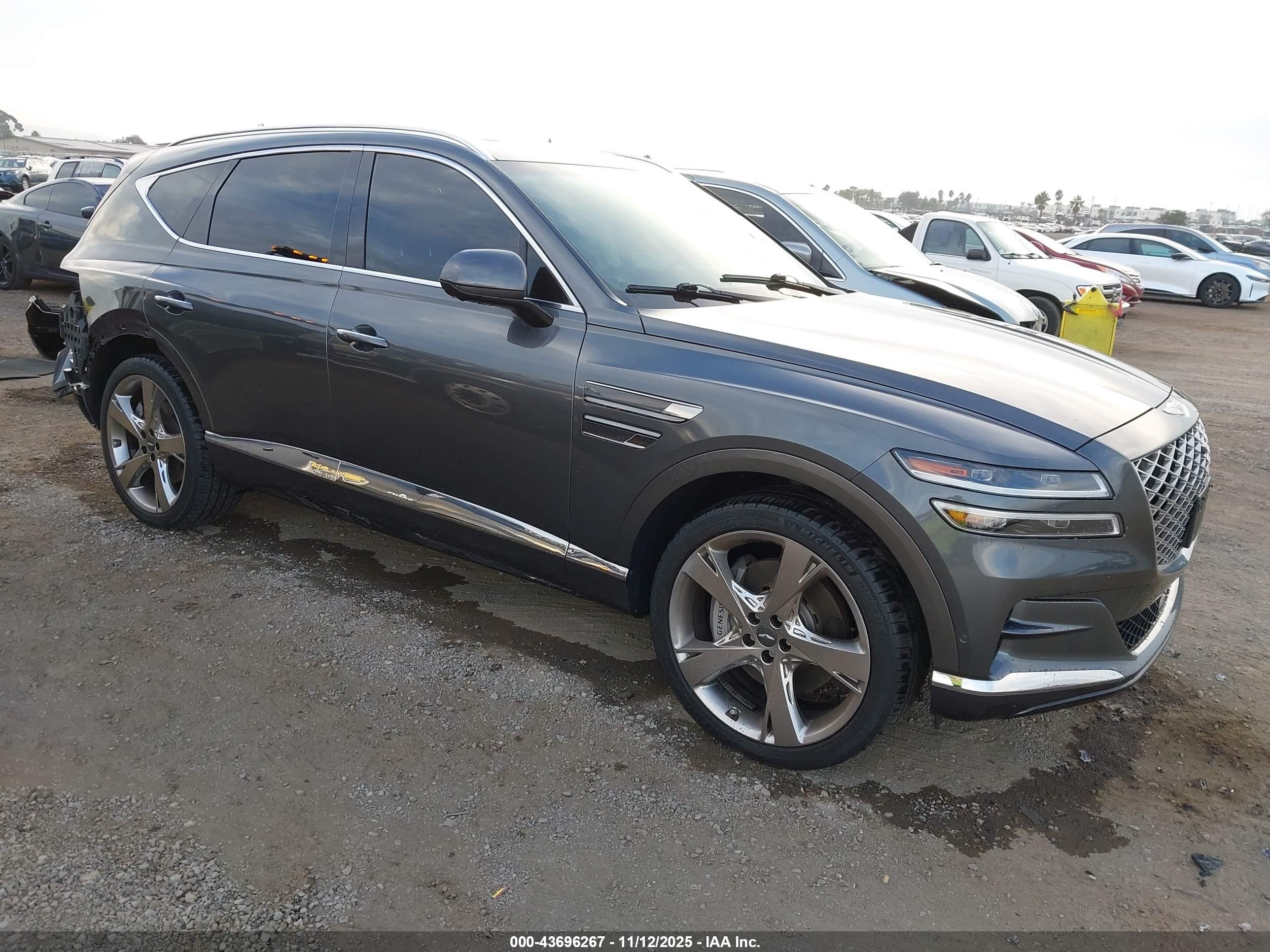 2023 Genesis GV80 Advanced Plus, VIN KMUHCESC9PU123536 — Rear end