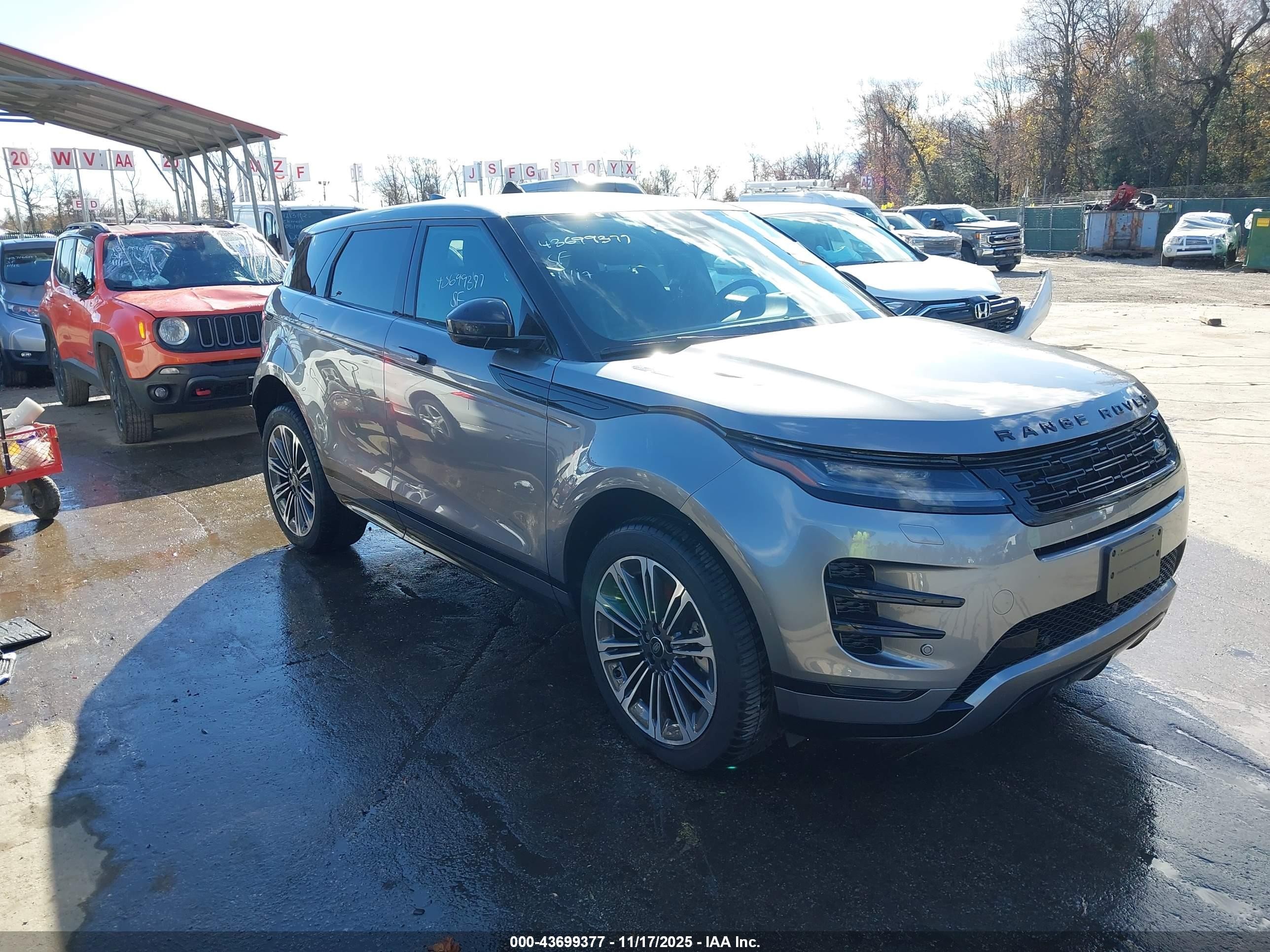 2024 Land Rover Range Rover Evoque Dynamic SE, VIN SALZL2FX3RH235630 — Theft recovery