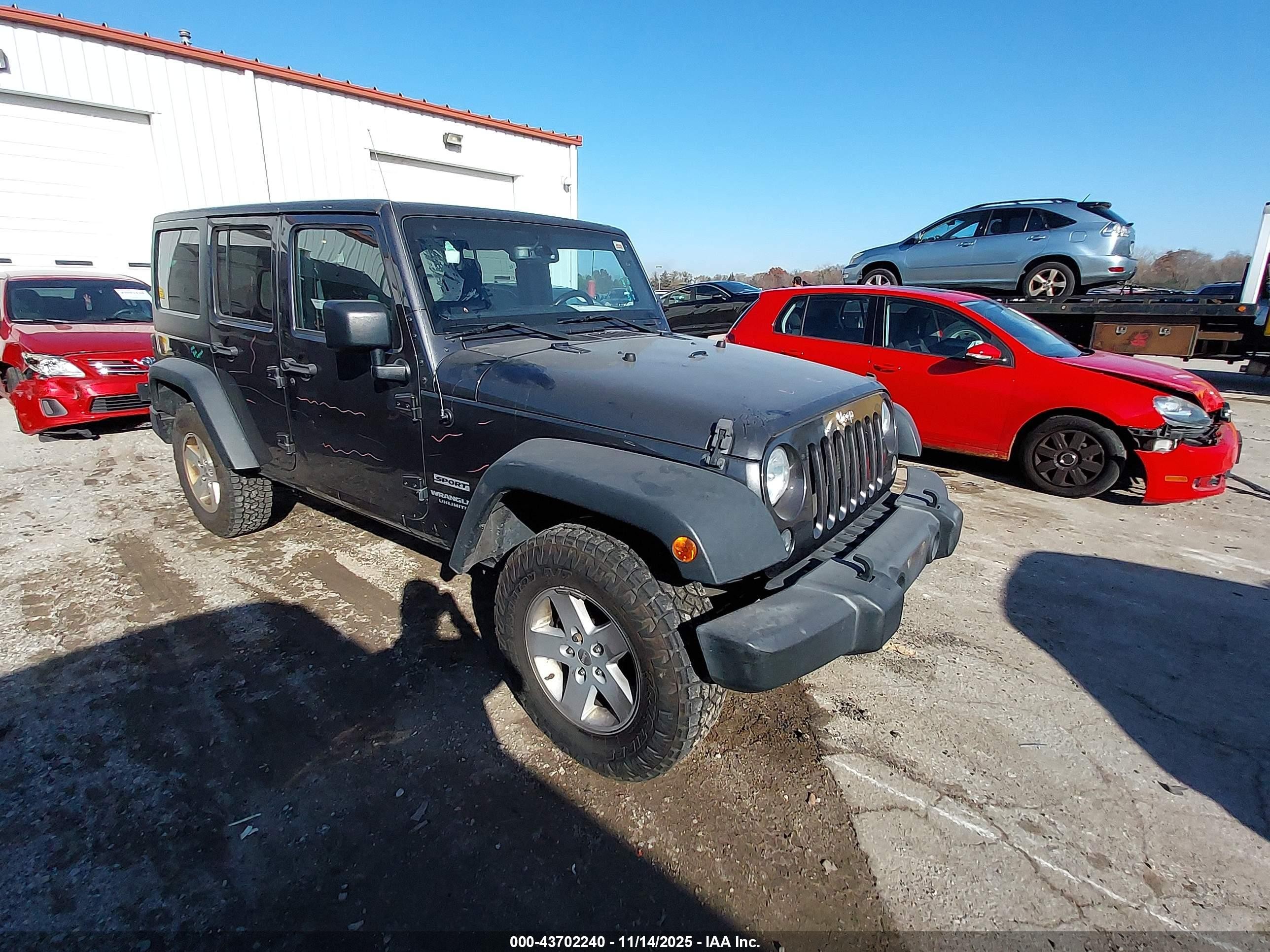 2017 Jeep Wrangler Unlimited Sport, VIN 1C4BJWDG2HL737047 — Side