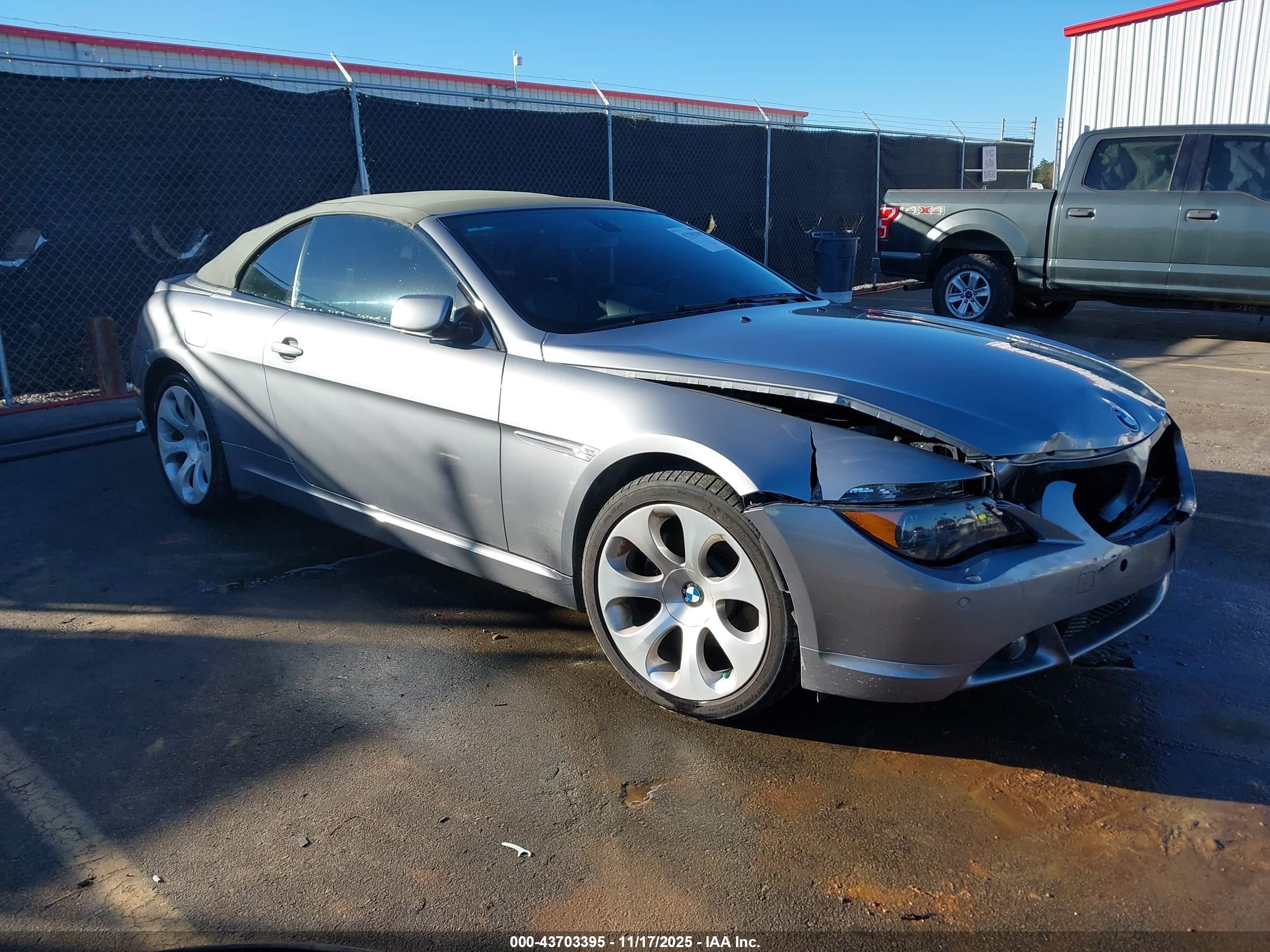 2006 BMW 6 Series 650Ci, VIN WBAEK13496CN76324 — Front end