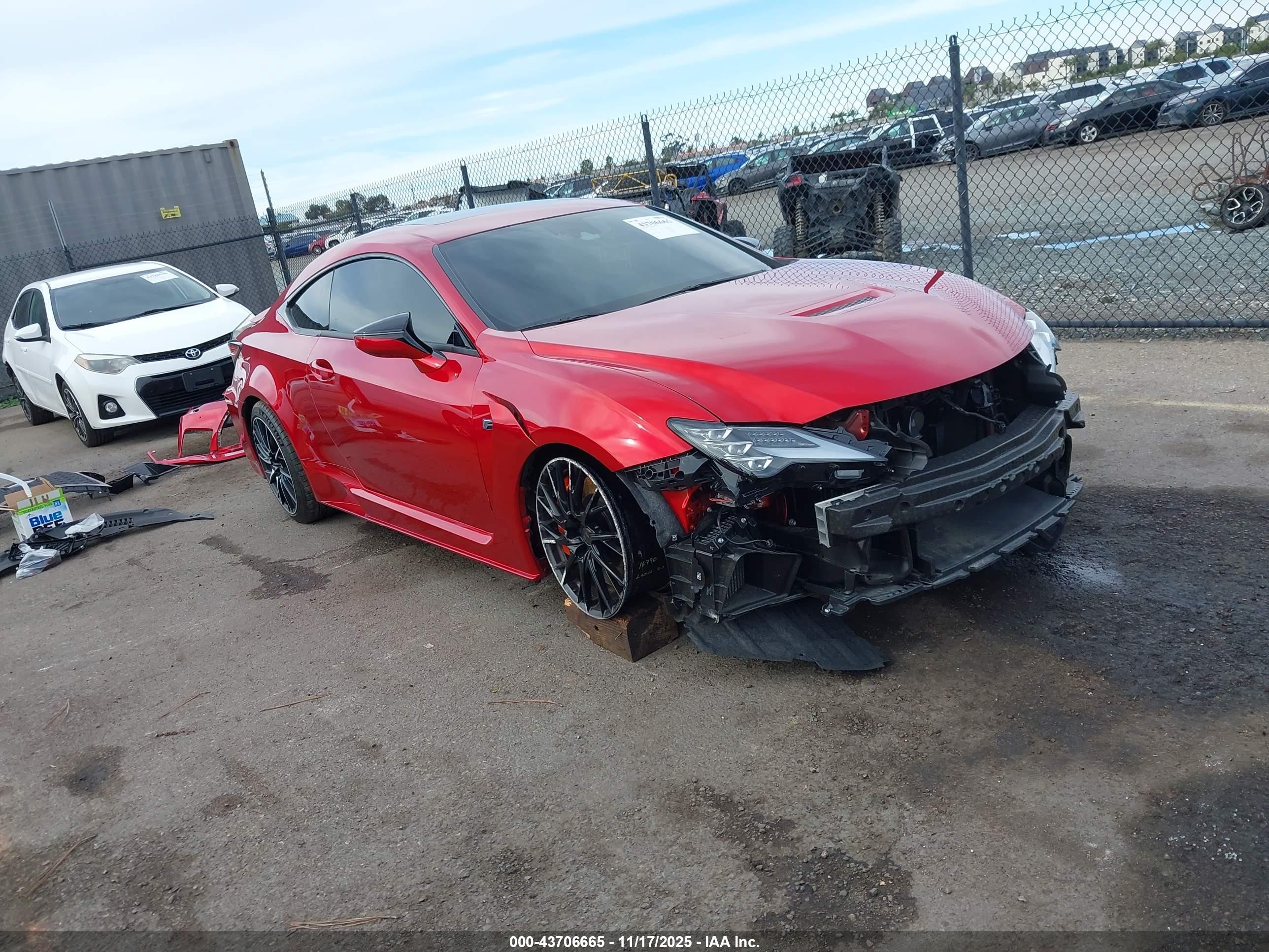 2024 Lexus RC F, VIN JTHDP5BC9R5009151 — Перед