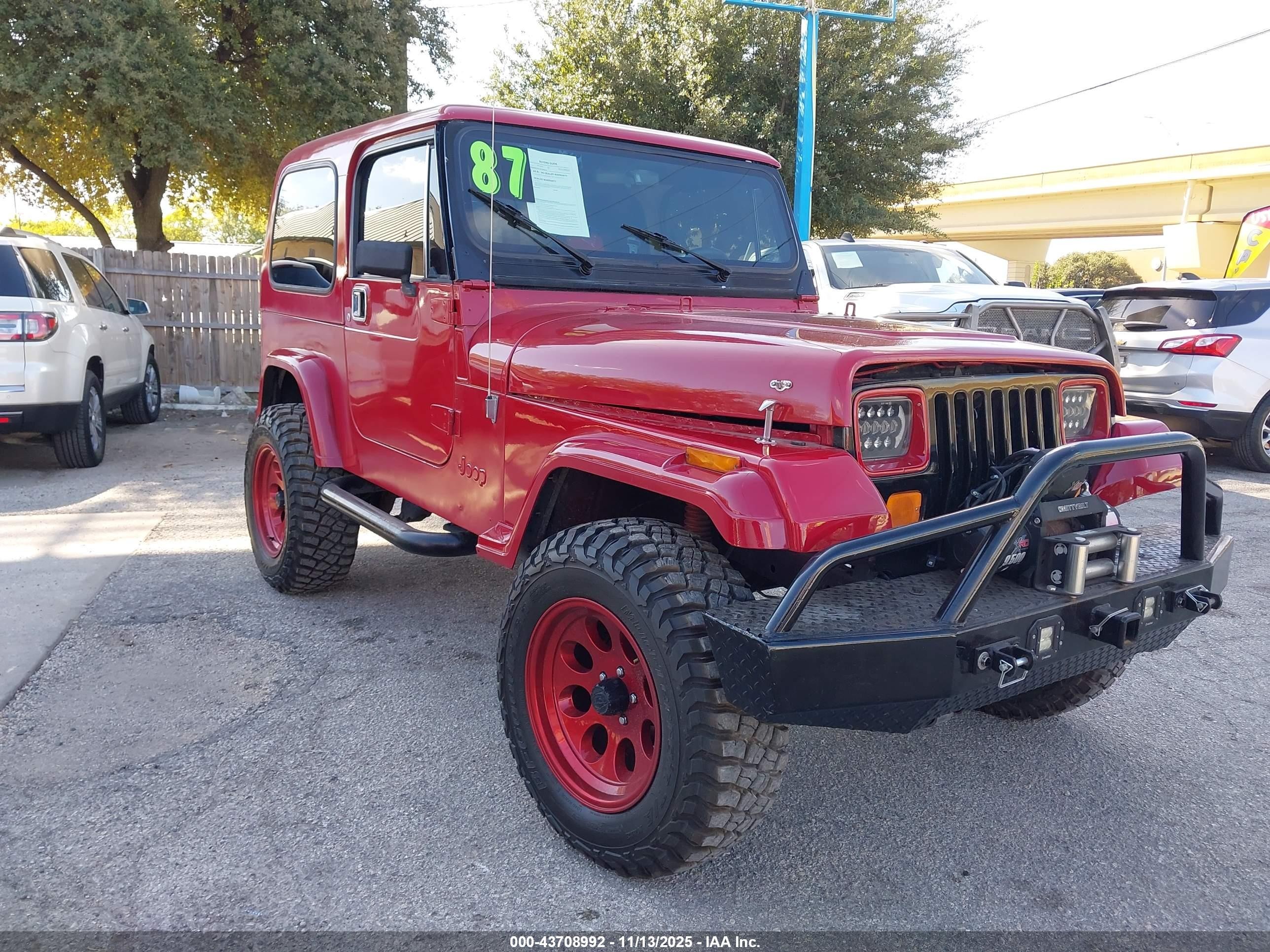 1987 Jeep Wrangler, VIN 2BCCL8115HB509104 — Normal wear